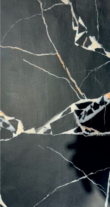 Black Marble Wood Laminate 8x4 ft Texture 0.8 mm - 3252 CRE