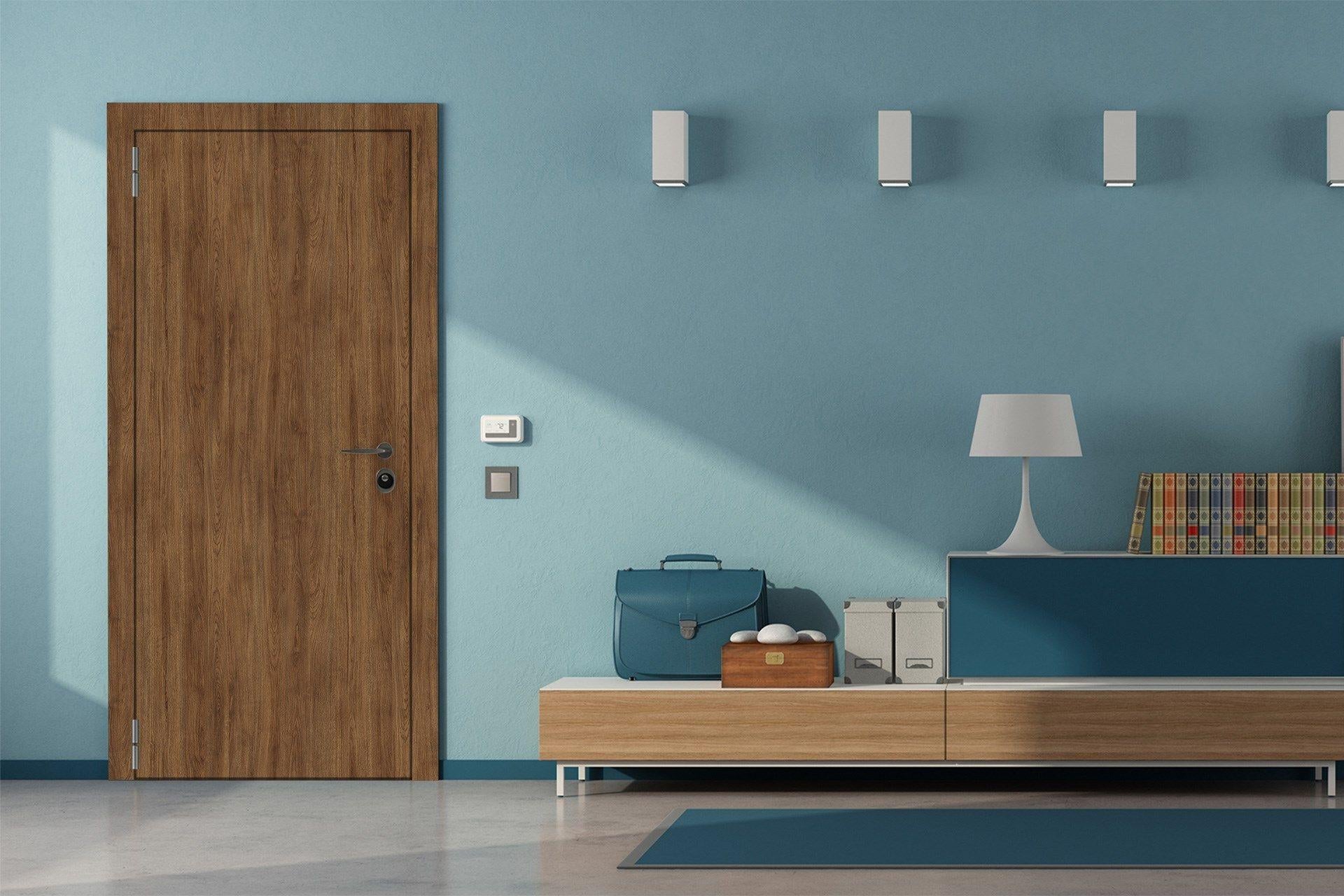 Newmika Amberes 8x4 ft Texture wood laminates Brown 3253_BRS