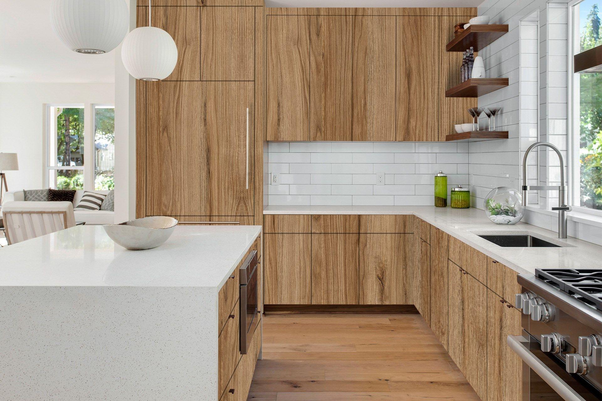 Kirkwall Oak Wood Laminate 8x4 ft Texture 1 mm - 3254 CFD