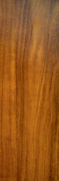 Brown wood grain laminate with suede finish and visible wood texture and grain pattern