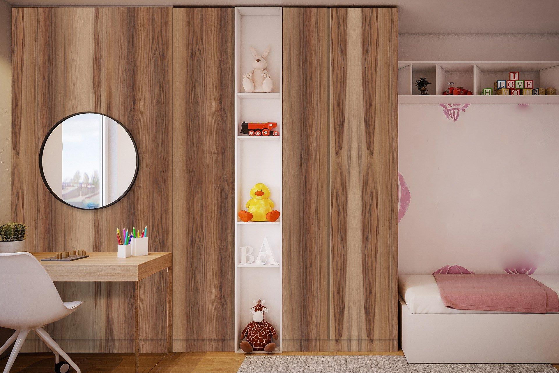 Sonora Hickory Wood Laminate 8x4 ft Texture 1 mm - 3257 CFD