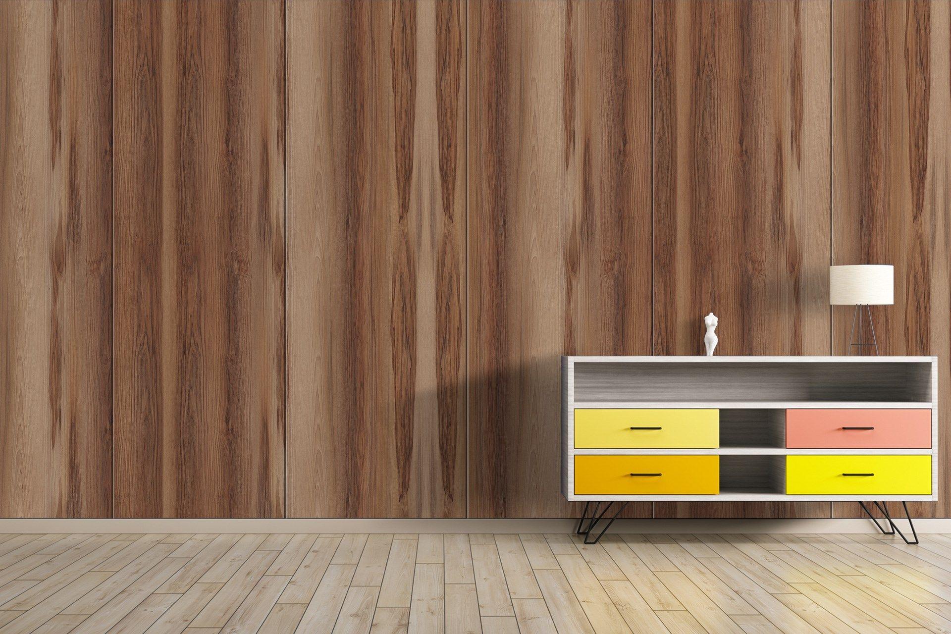 Sonora Hickory Wood Laminate 8x4 ft High Gloss 1 mm - 3257 SMR