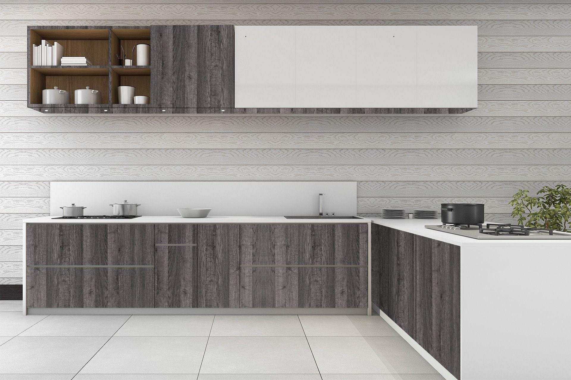 Ronan Oak Wood Laminate 8x4 ft Suede 1 mm - 3258 SUD