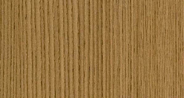 Brown wood grain laminate with textured finish and vertical wood pattern, showing detailed grain and texture.
