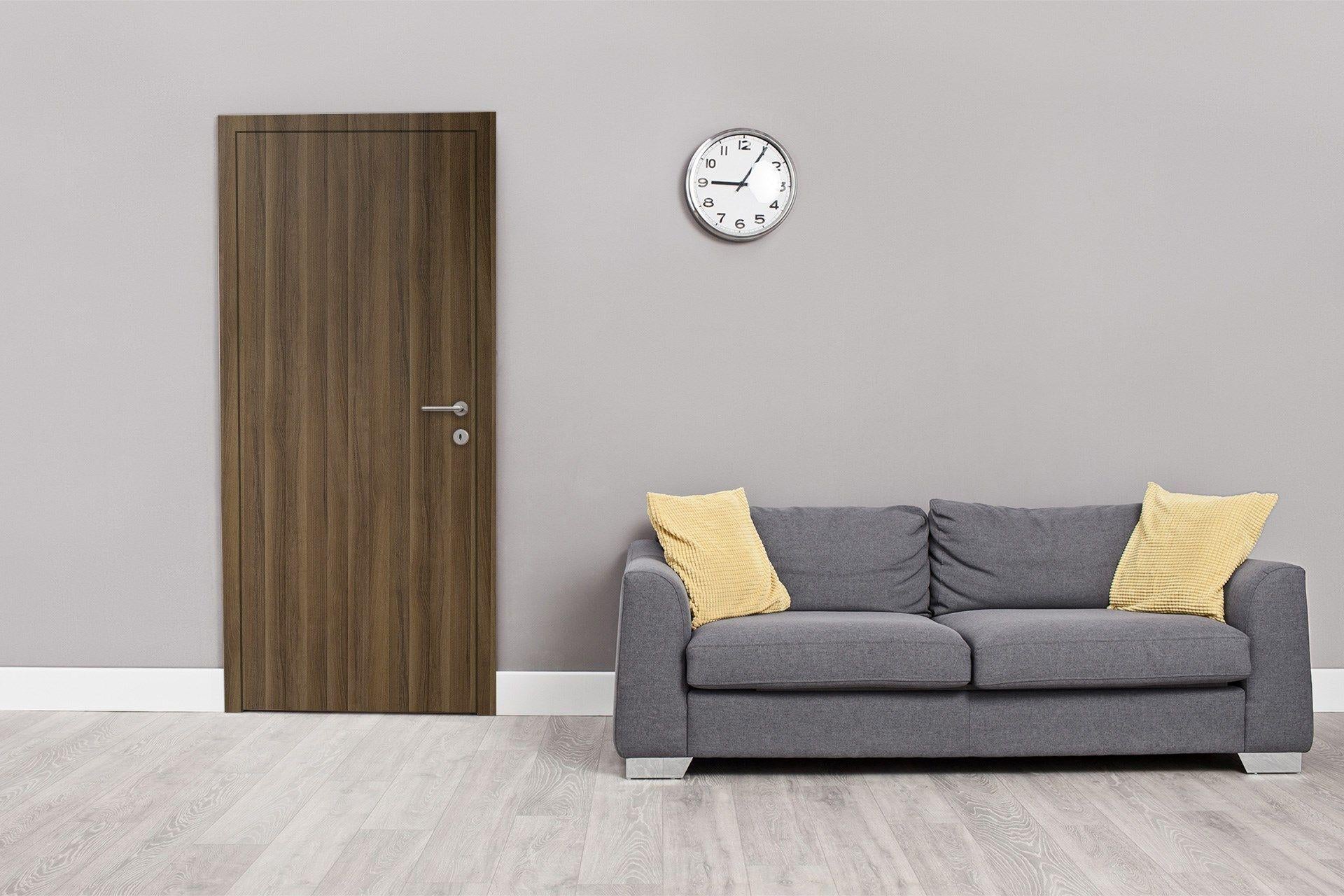 Wanton Walnut Wood Laminate 8x4 ft Suede 1 mm - 3277 SUD