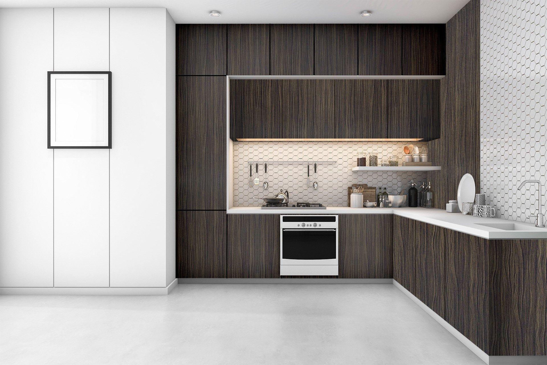 Autumn Walnut Wood Laminate 8x4 ft Suede 1 mm - 3284 SUD