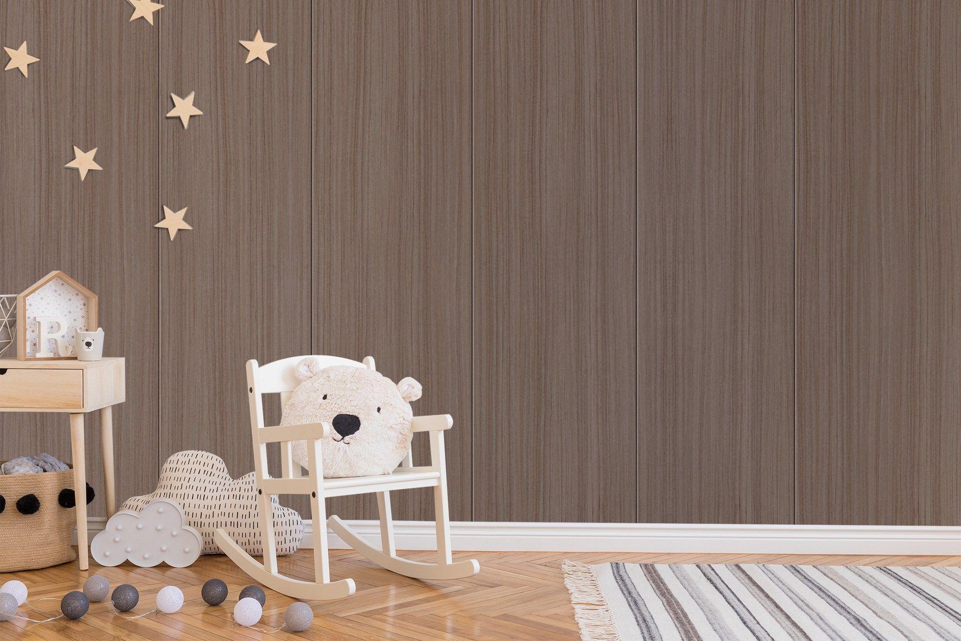 Walnut Glow Wood Laminate 8x4 ft Texture 1 mm - 3285 BRS