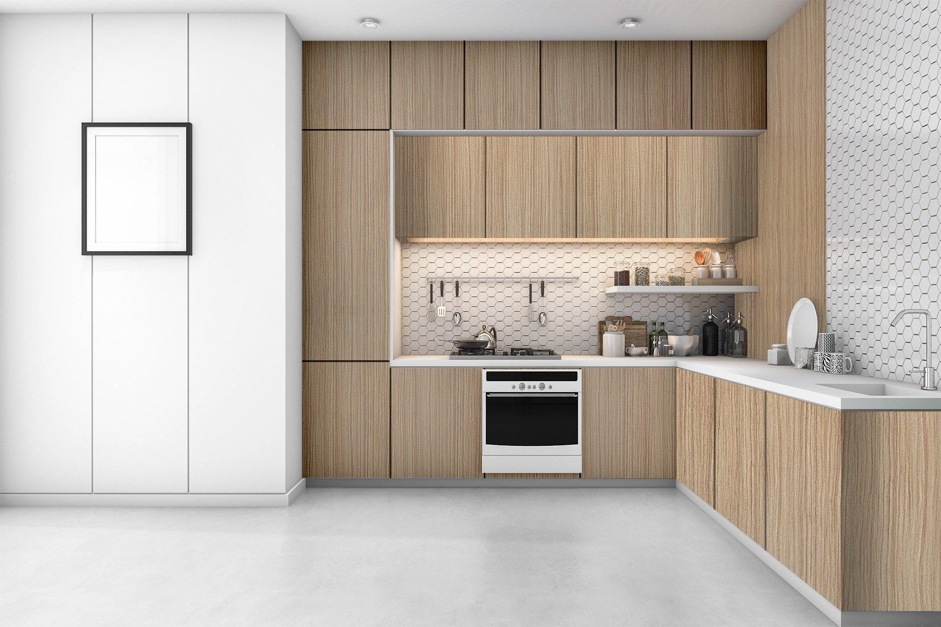 Walnut Glow Wood Laminate 8x4 ft Suede 1 mm - 3285 SUD