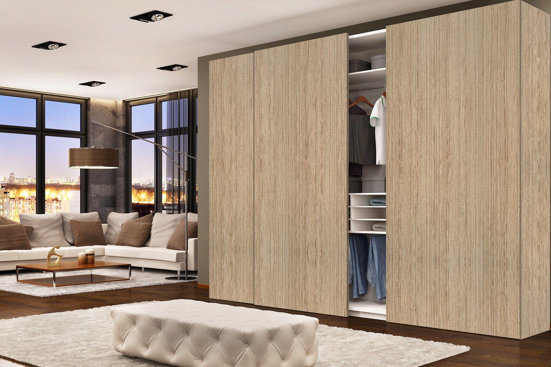 Walnut Glow Wood Laminate 8x4 ft Suede 1 mm - 3285 SUD