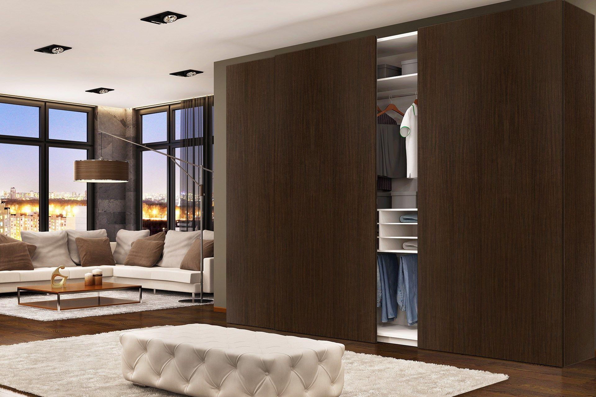 Wild Walnut Wood Laminate 8x4 ft Suede 1 mm - 3288 SUD