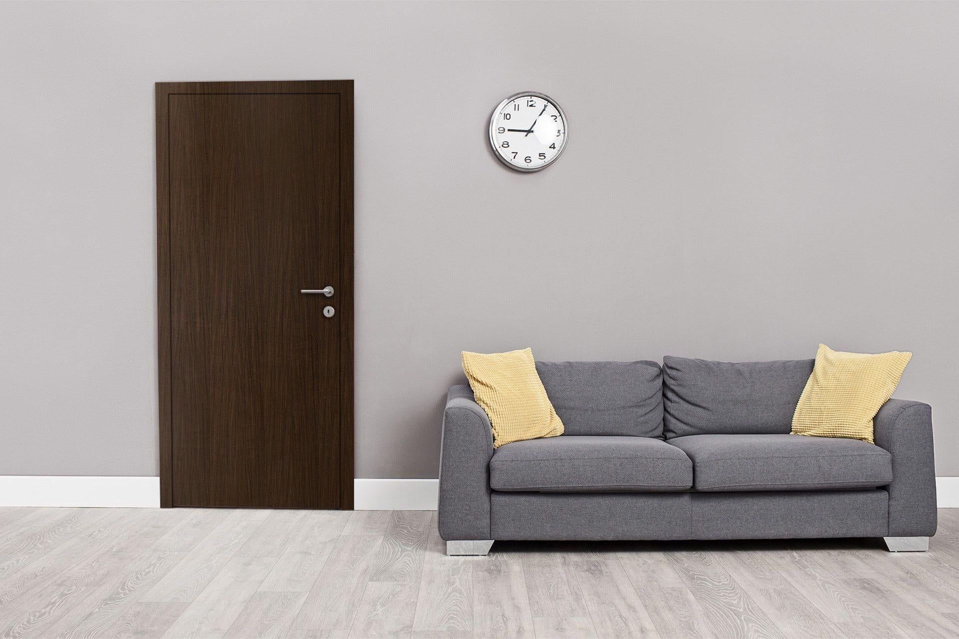 Wild Walnut Wood Laminate 8x4 ft Suede 1 mm - 3288 SUD