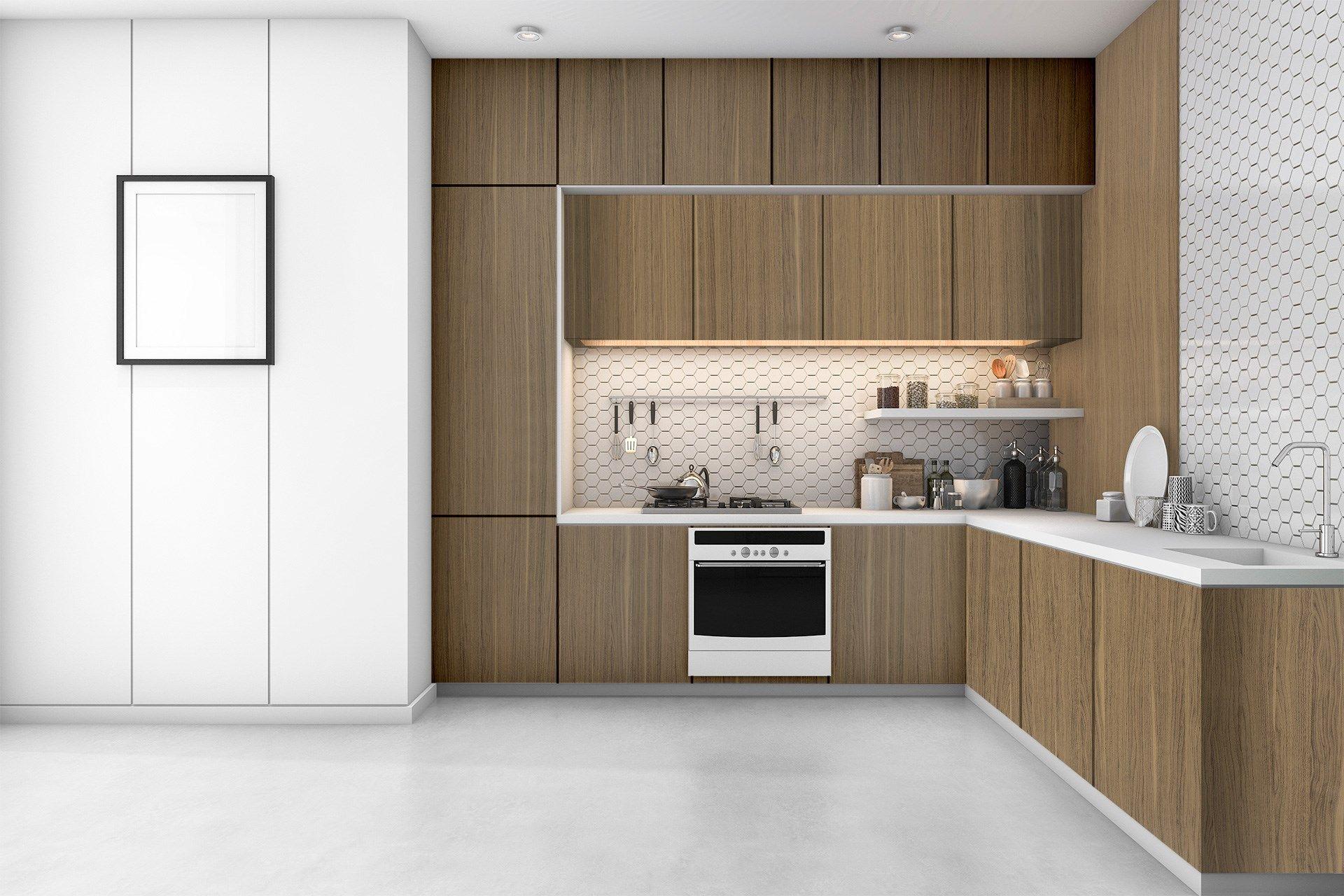 Walnut Warmth Wood Laminate 8x4 ft High Gloss 1 mm - 3292 NGL