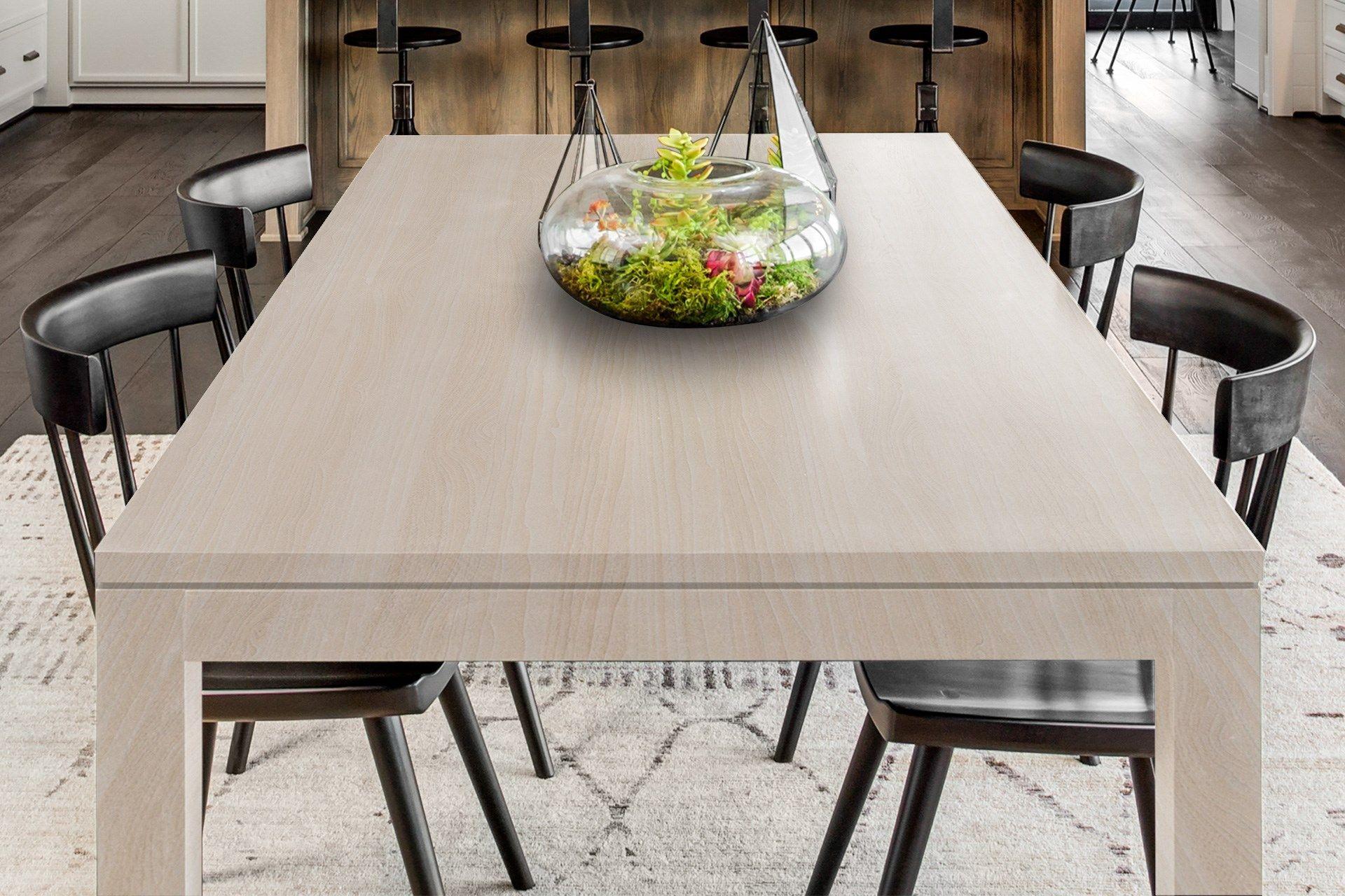Newmika Sunbleached Walnut 8x4 ft High Gloss wood laminates Brown 3294_NGL
