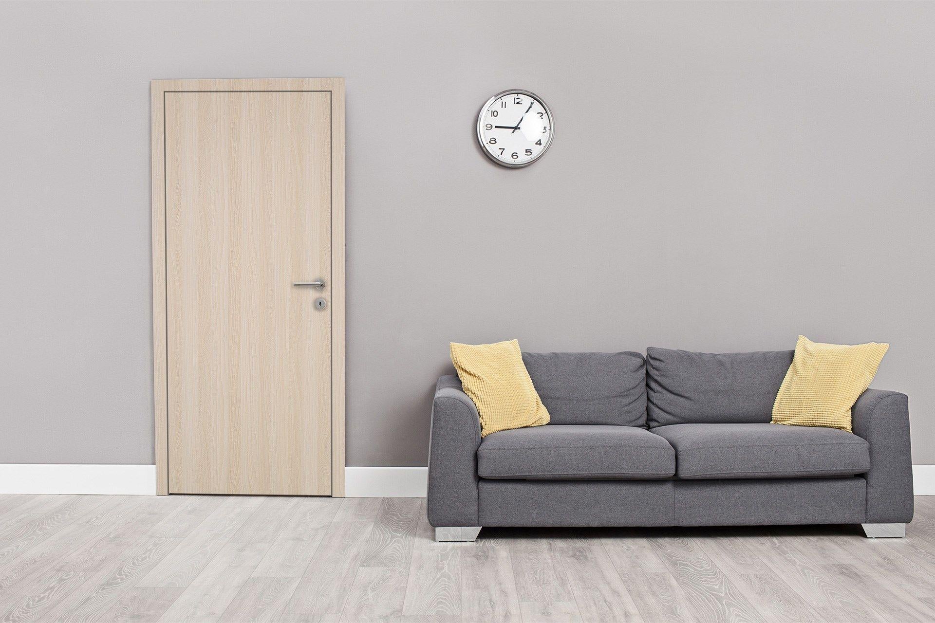 Newmika Sunbleached Walnut 8x4 ft High Gloss wood laminates Brown 3294_NGL