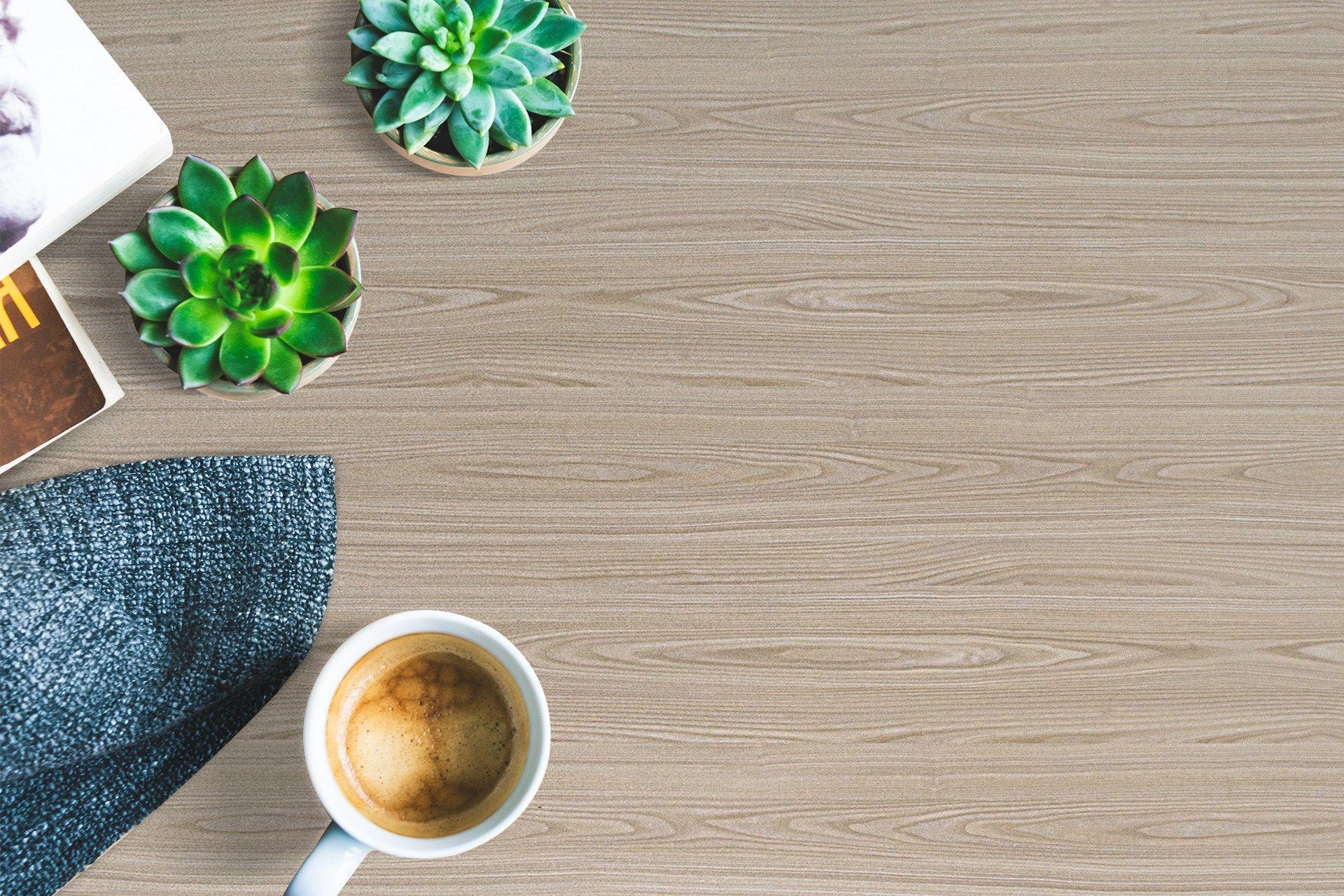 Elite Ash Wood Laminate 8x4 ft Suede 1 mm - 3304 SUD