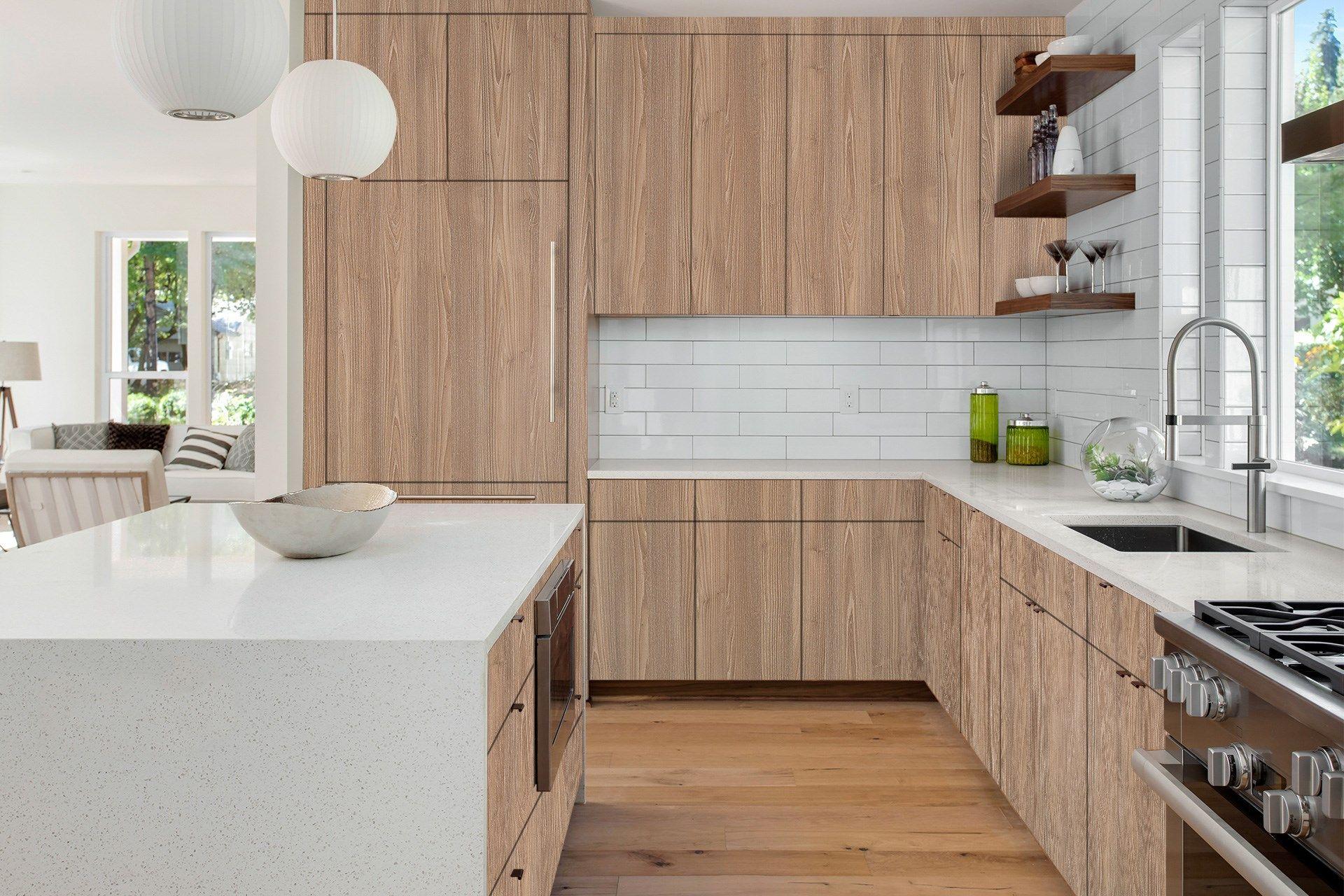 Ceruse Wood Laminate 8x4 ft Suede 1 mm - 3309 SUD