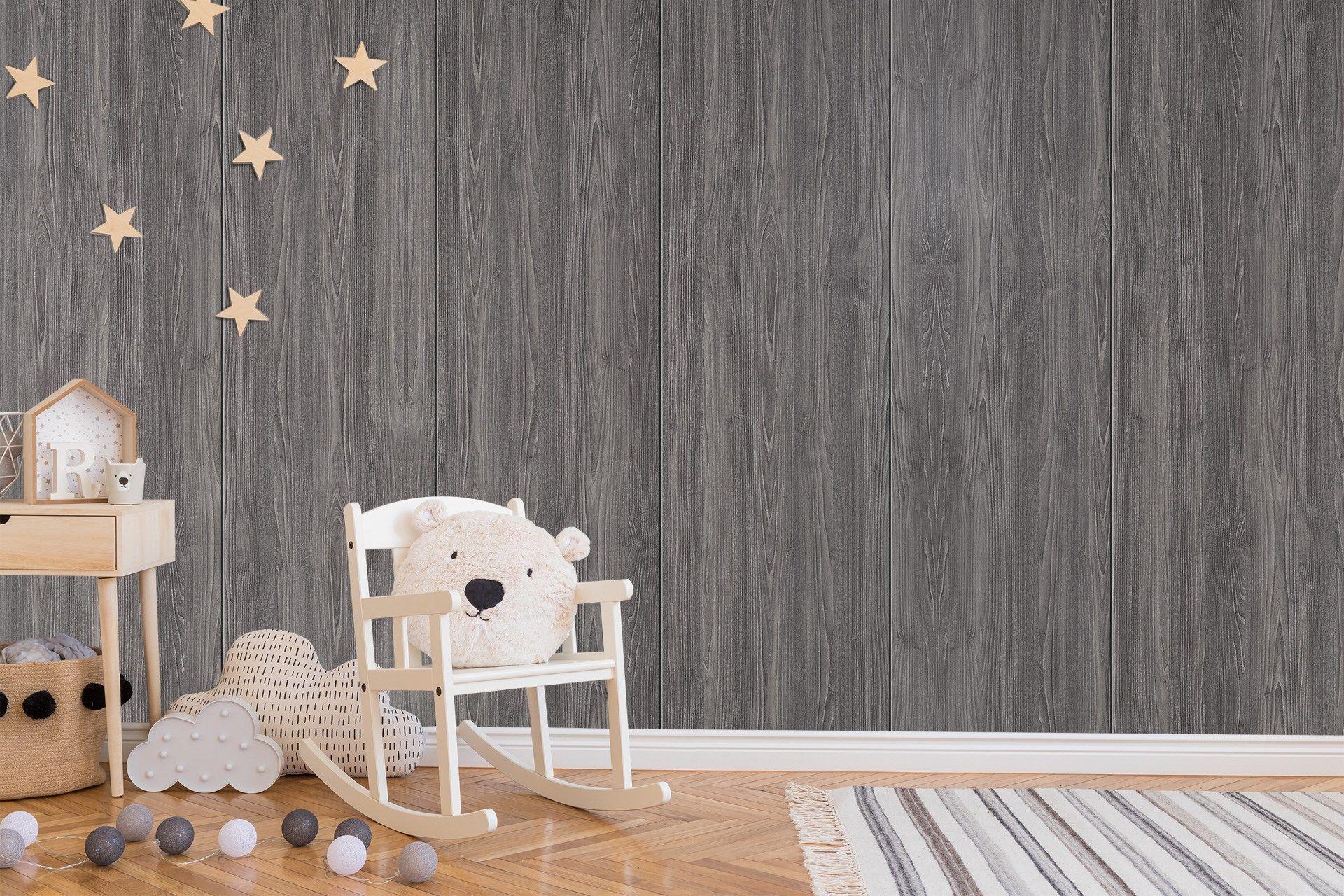 Ceruse Grey Wood Laminate 8x4 ft Suede 1 mm - 3310 SUD