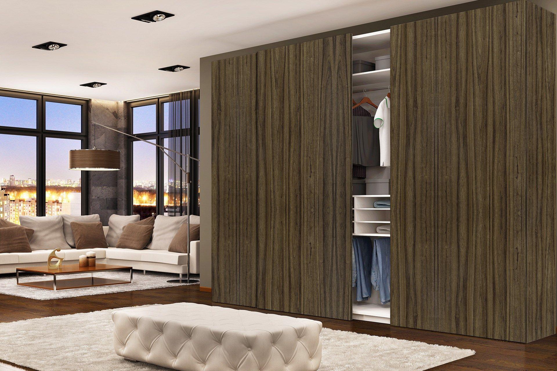 Clement Nut Wood Laminate 8x4 ft Texture 1 mm - 3322 CHW