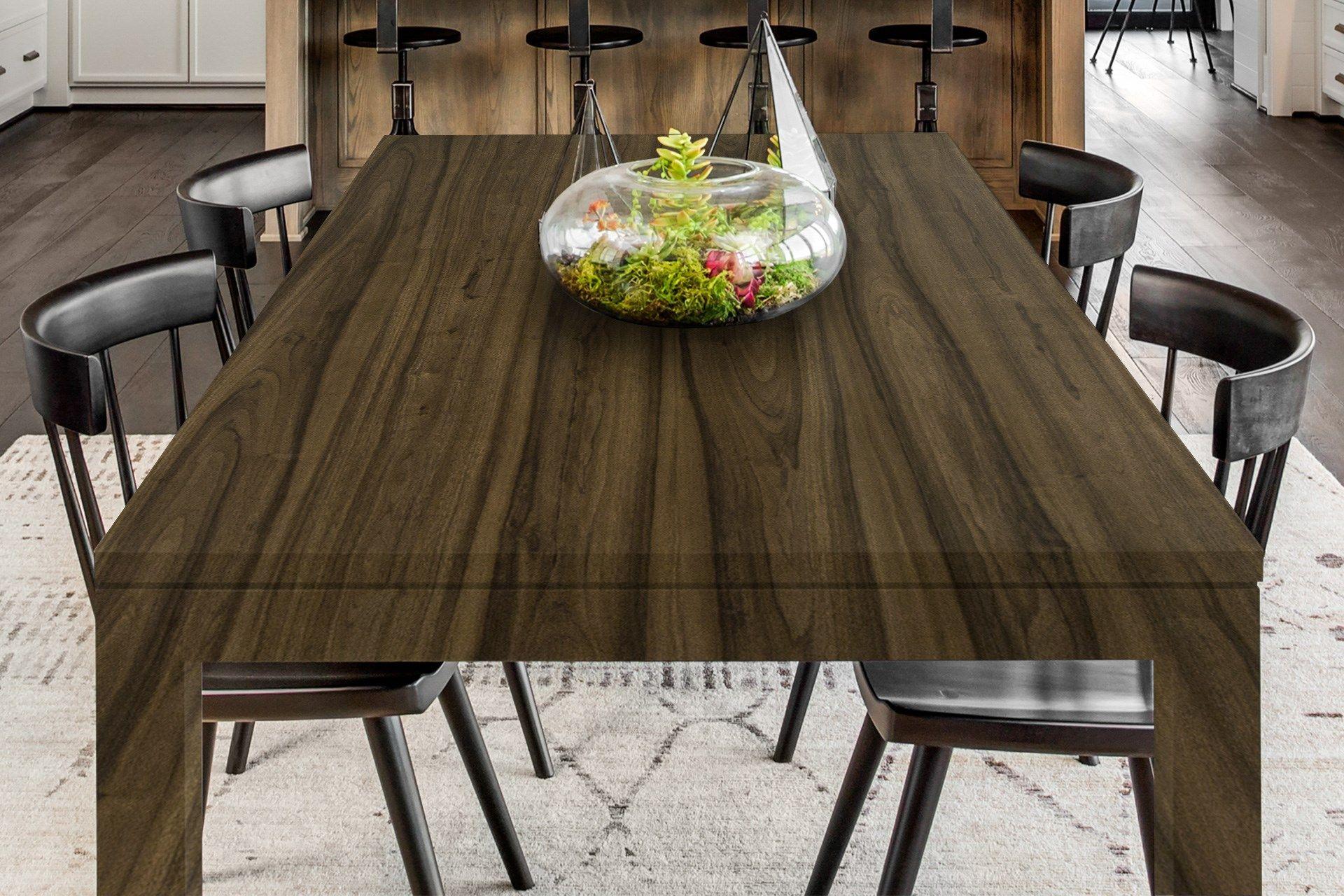 Clement Nut Wood Laminate 8x4 ft High Gloss 1 mm - 3322 NGL