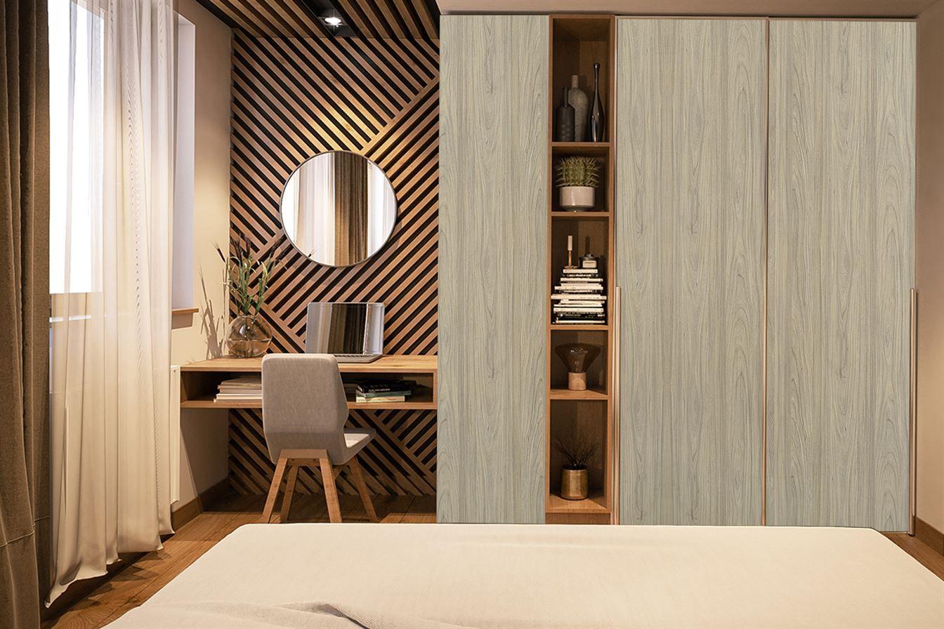 Virgin Elm Wood Laminate 8x4 ft Texture 1 mm - 3331 CHW