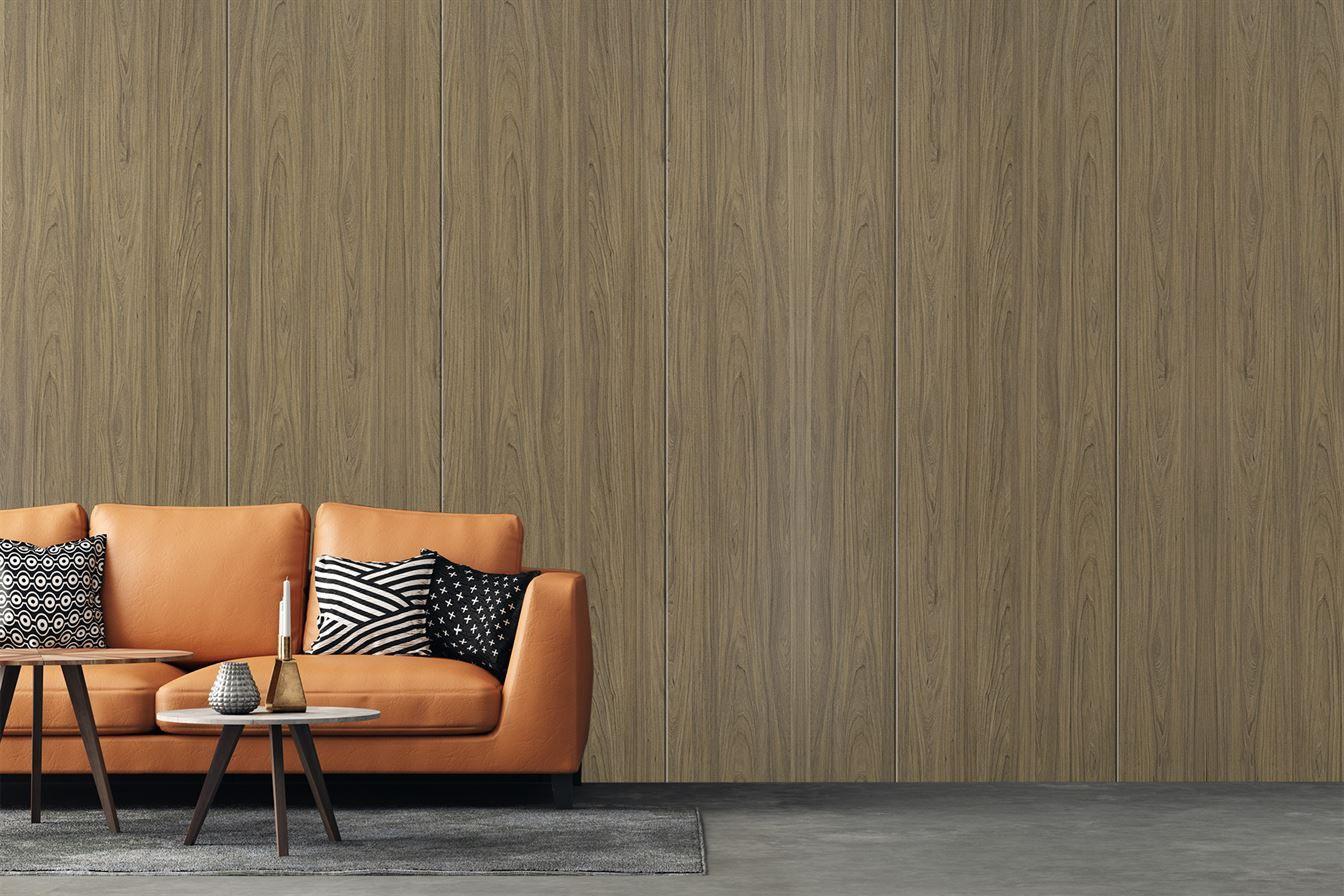 Newmika Swiss Elm 8x4 ft Texture wood laminates Brown 3332_CHW
