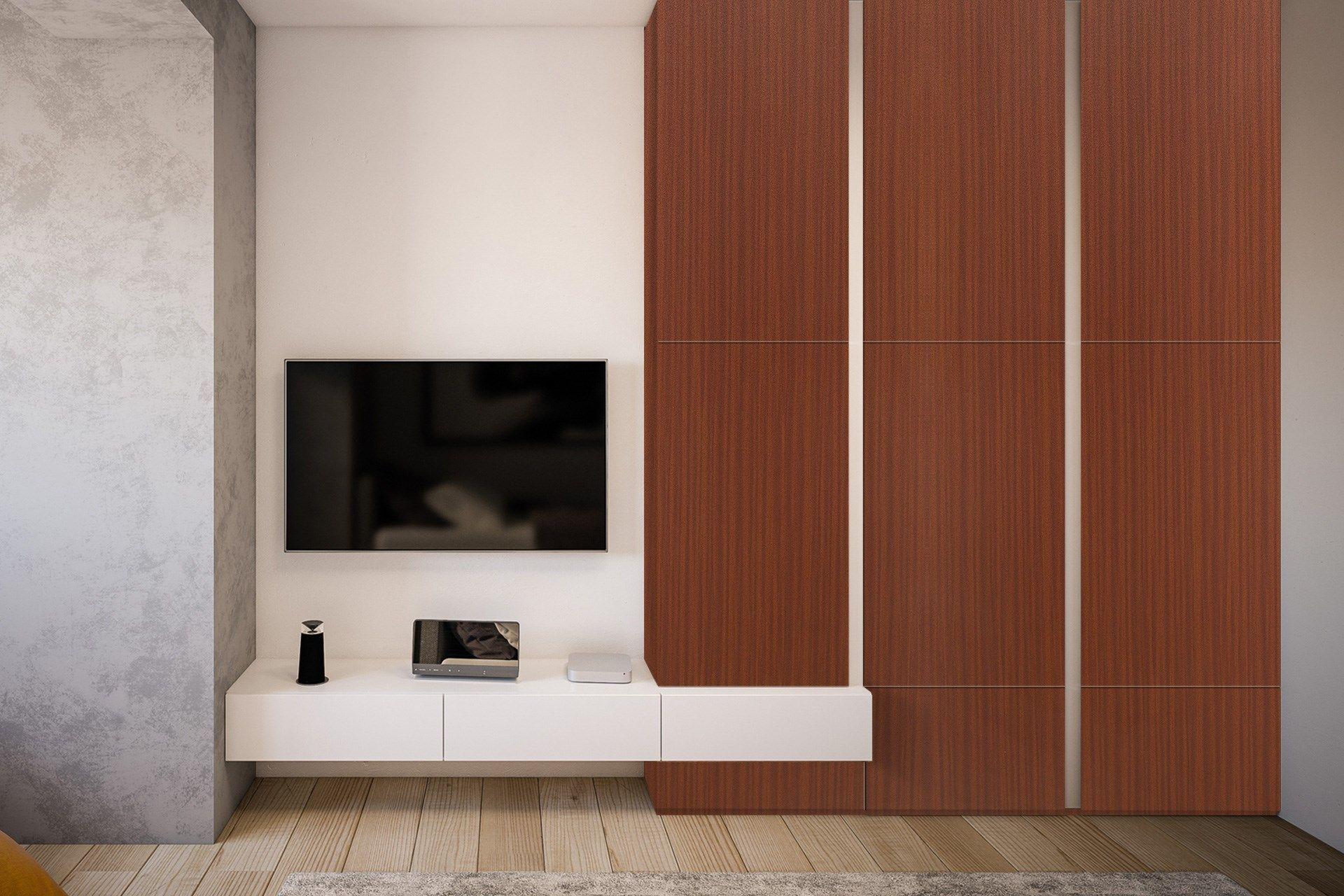 Newmika Sapele Exotic 8x4 ft Suede wood laminates Brown 3355_SUD
