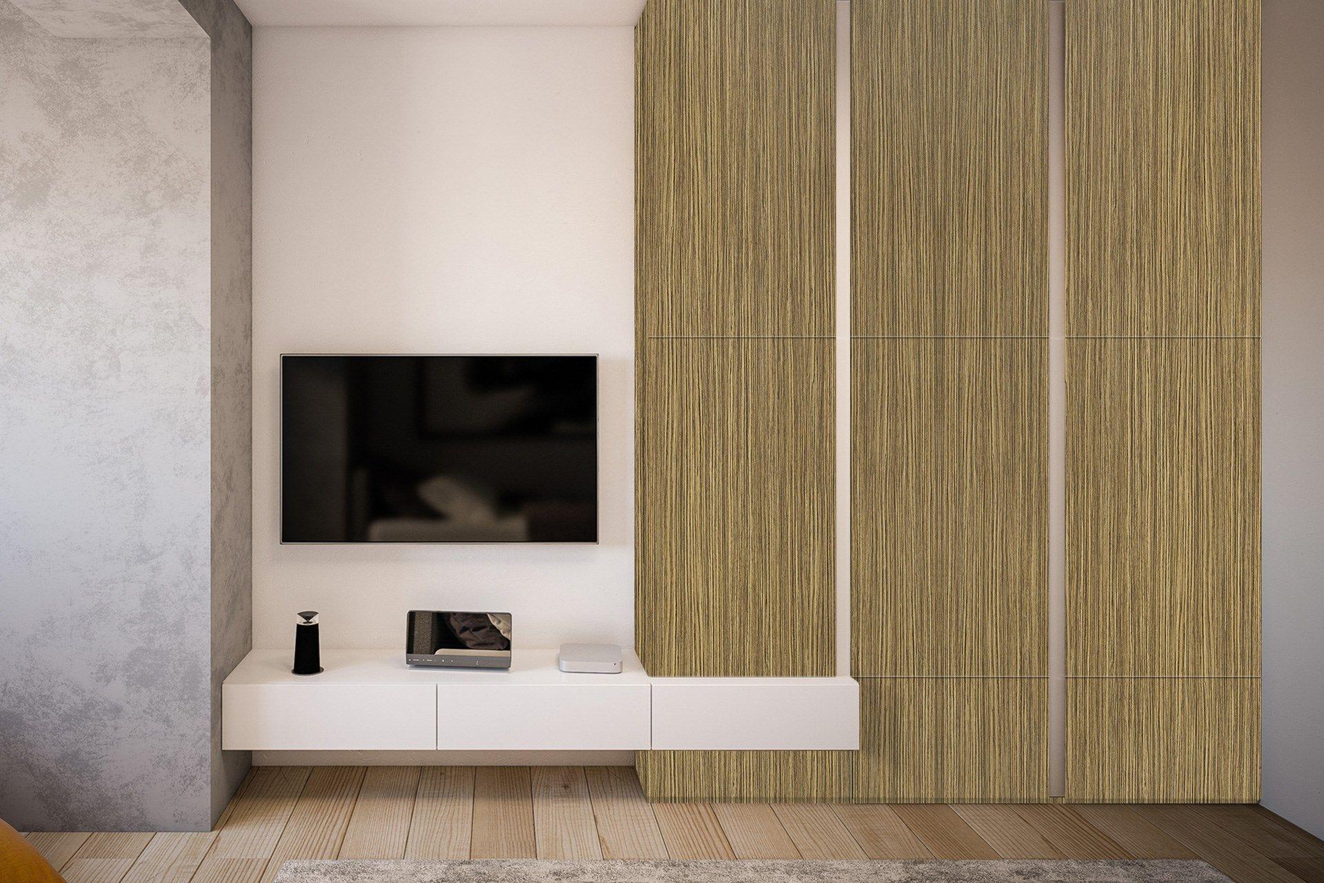 Zebrano Light Wood Laminate 8x4 ft Suede 1 mm - 3356 SUD