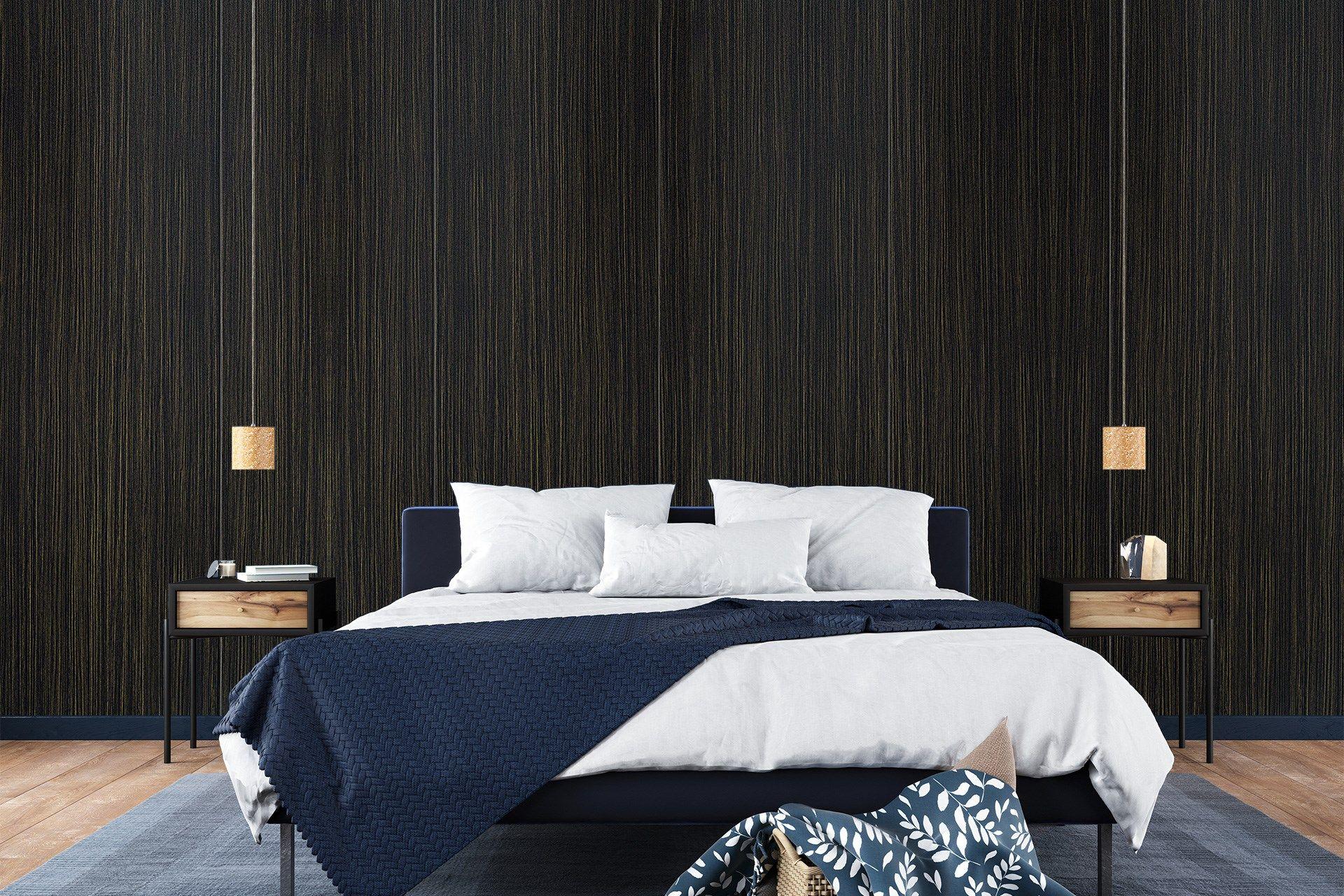 Zingled Zebrano Wood Laminate 8x4 ft Suede 1 mm - 3357 SUD