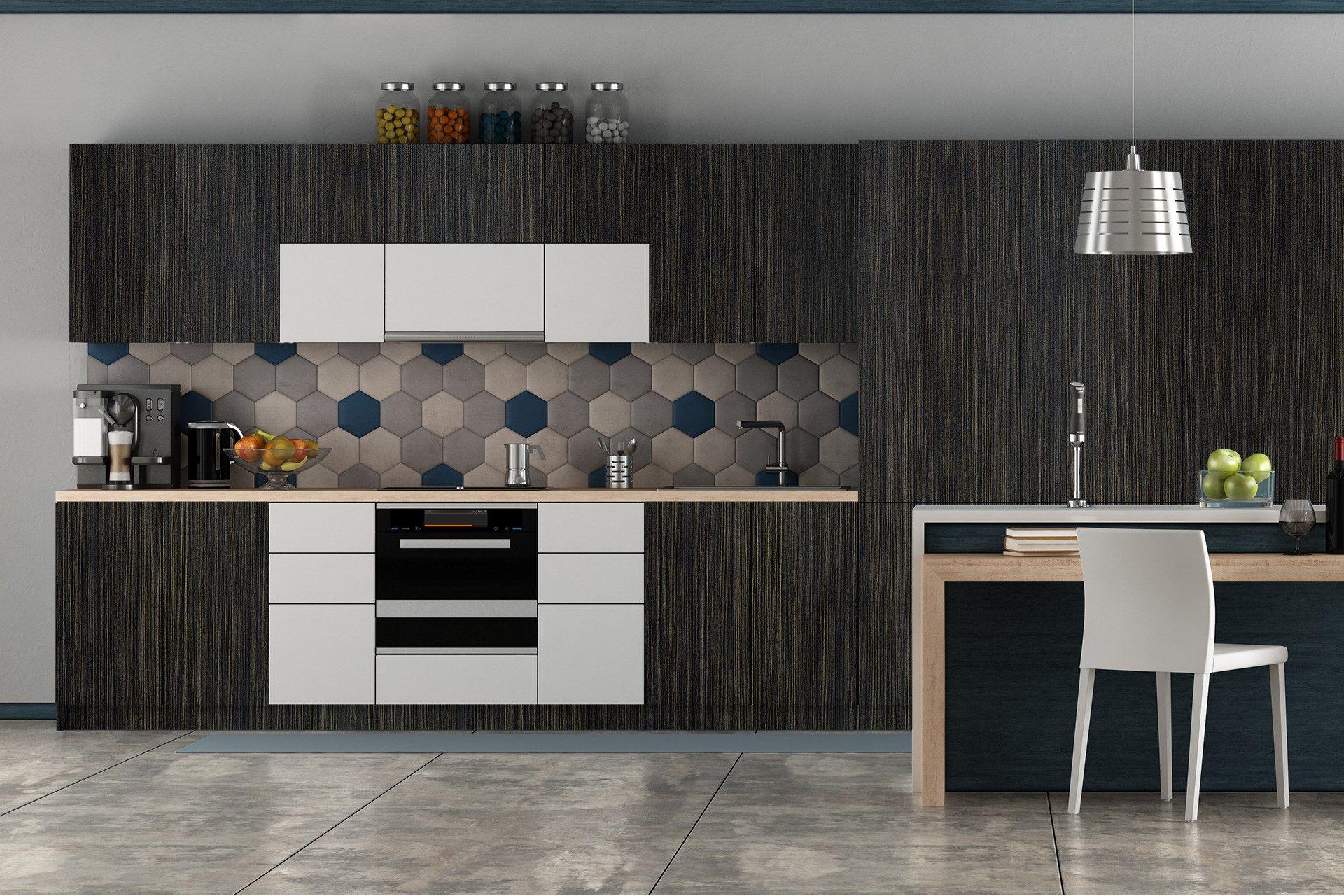 Zingled Zebrano Wood Laminate 8x4 ft Suede 1 mm - 3357 SUD