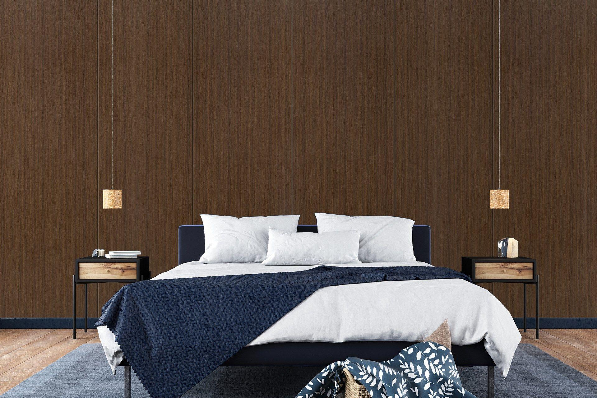 Tawny Mahogany Wood Laminate 8x4 ft Suede 1 mm - 3360 SUD