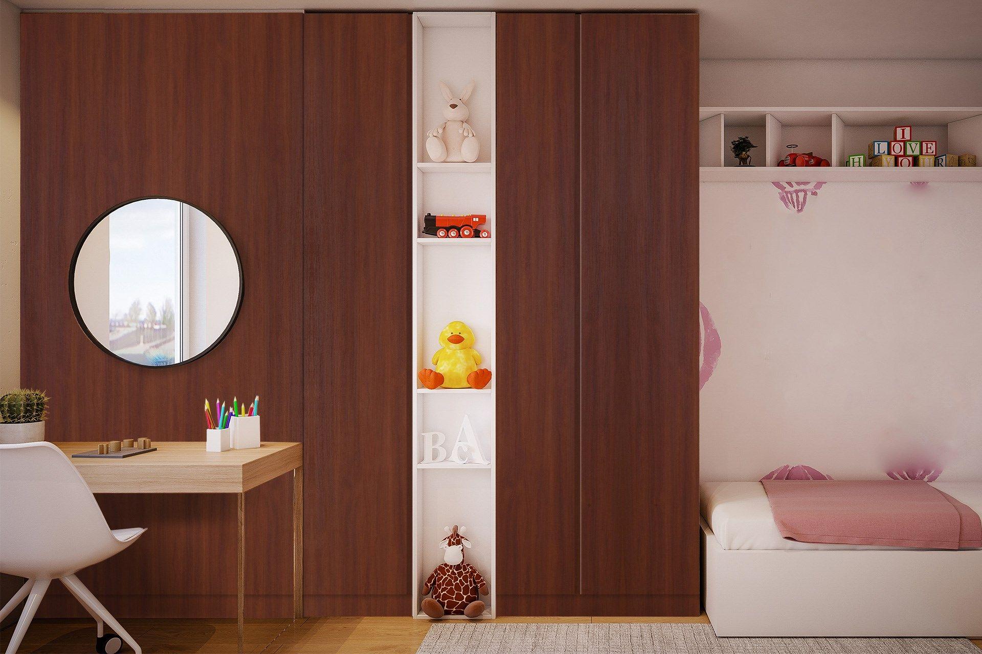 Nicewood Sheen Wood Laminate 8x4 ft Texture 1 mm - 3365 BRS