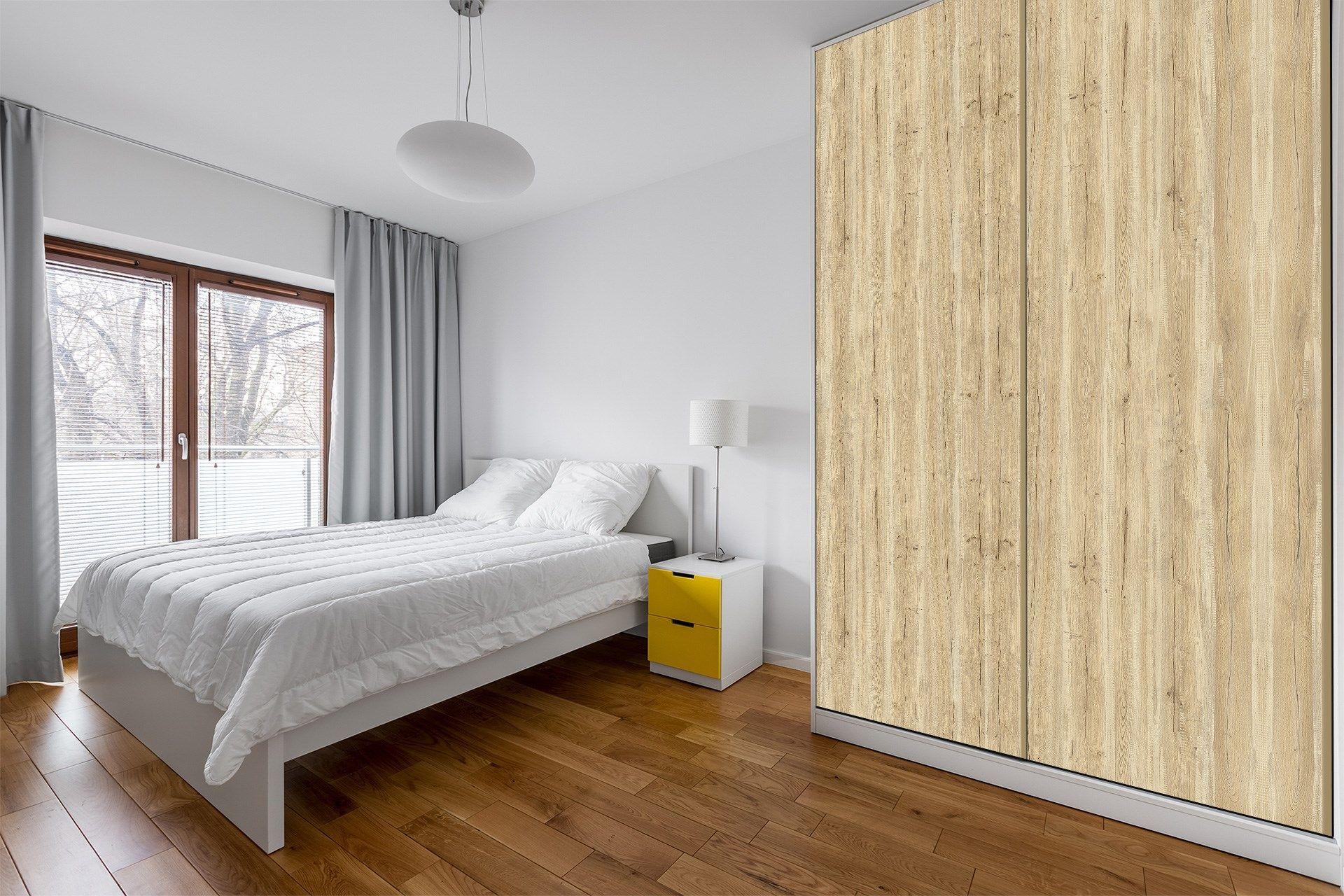 Figura Glow Wood Laminate 8x4 ft Suede 1 mm - 3401 SUD