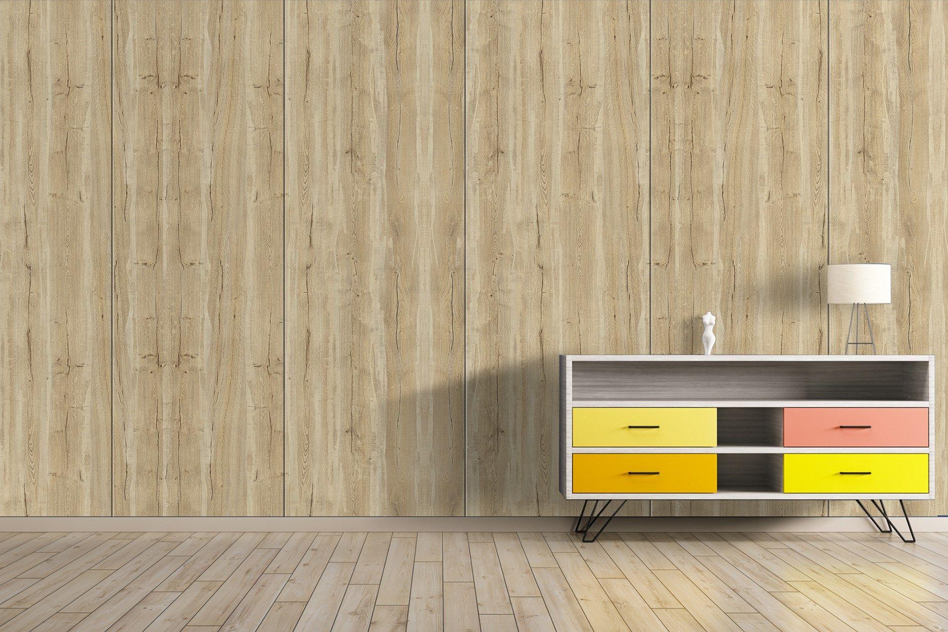 Figura Glow Wood Laminate 8x4 ft Suede 1 mm - 3401 SUD