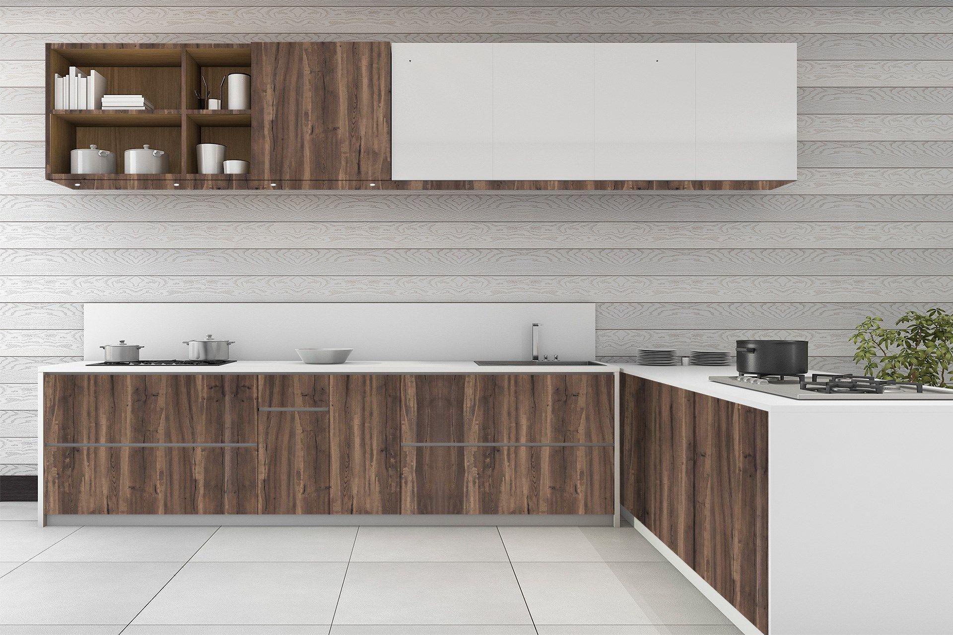 Figura Hues Wood Laminate 8x4 ft Suede 1 mm - 3402 SUD