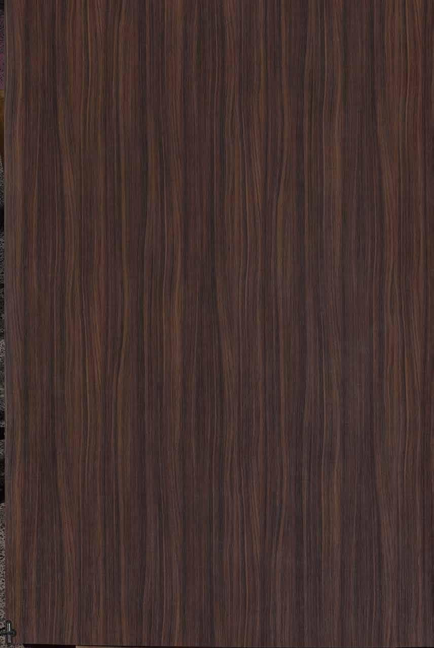 Deco Walnut Dark Brown Wood Laminate 8x4 ft Texture 1 mm - 3418 VO