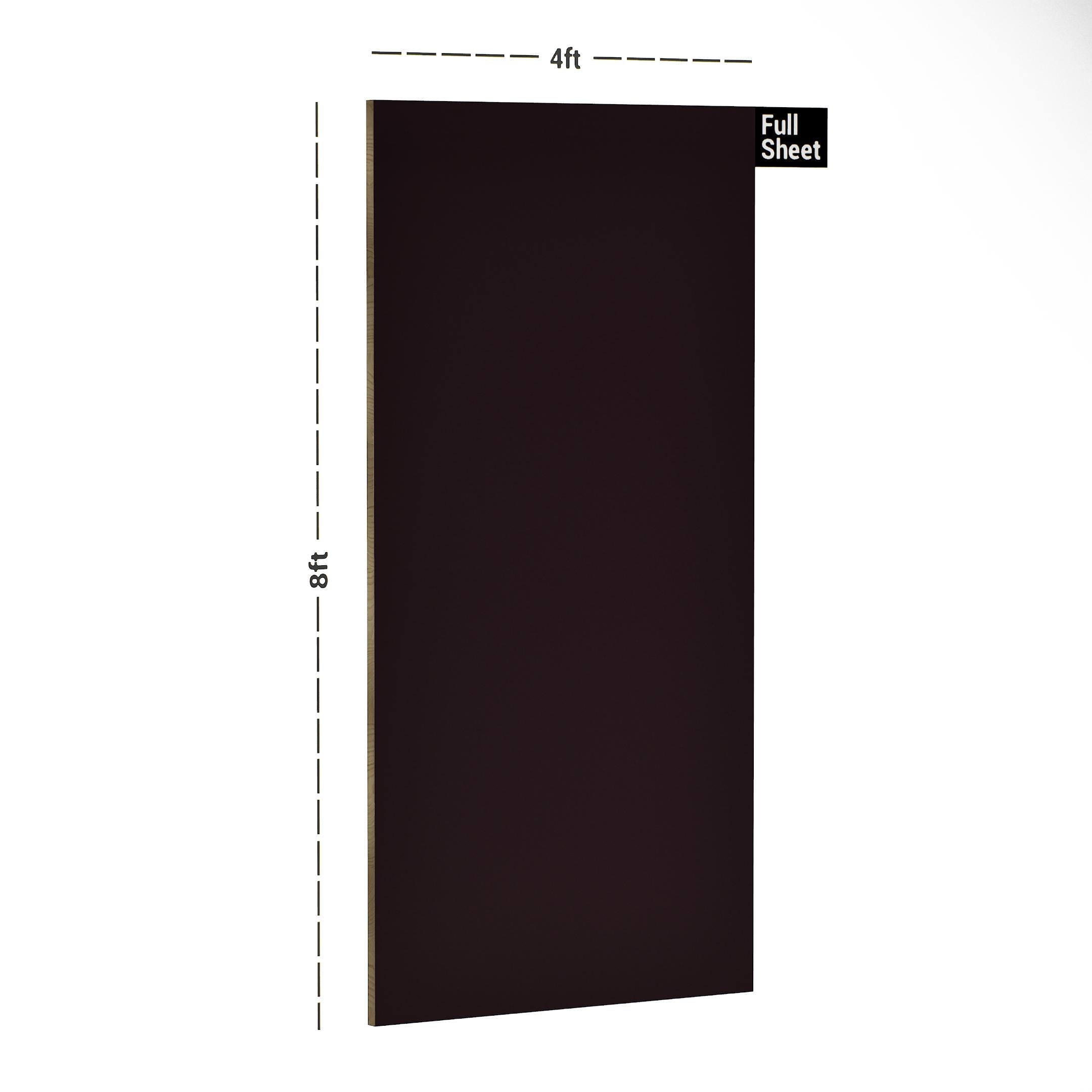 Wine Plain Laminate 8x4 ft High Gloss 1 mm - 346 MR