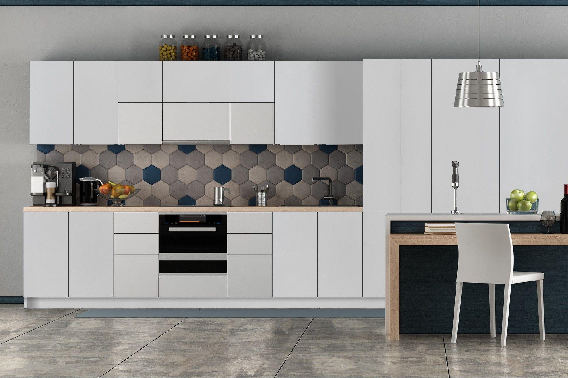 White Plain Laminate 8x4 ft High Gloss 1 mm - 3501 NGL