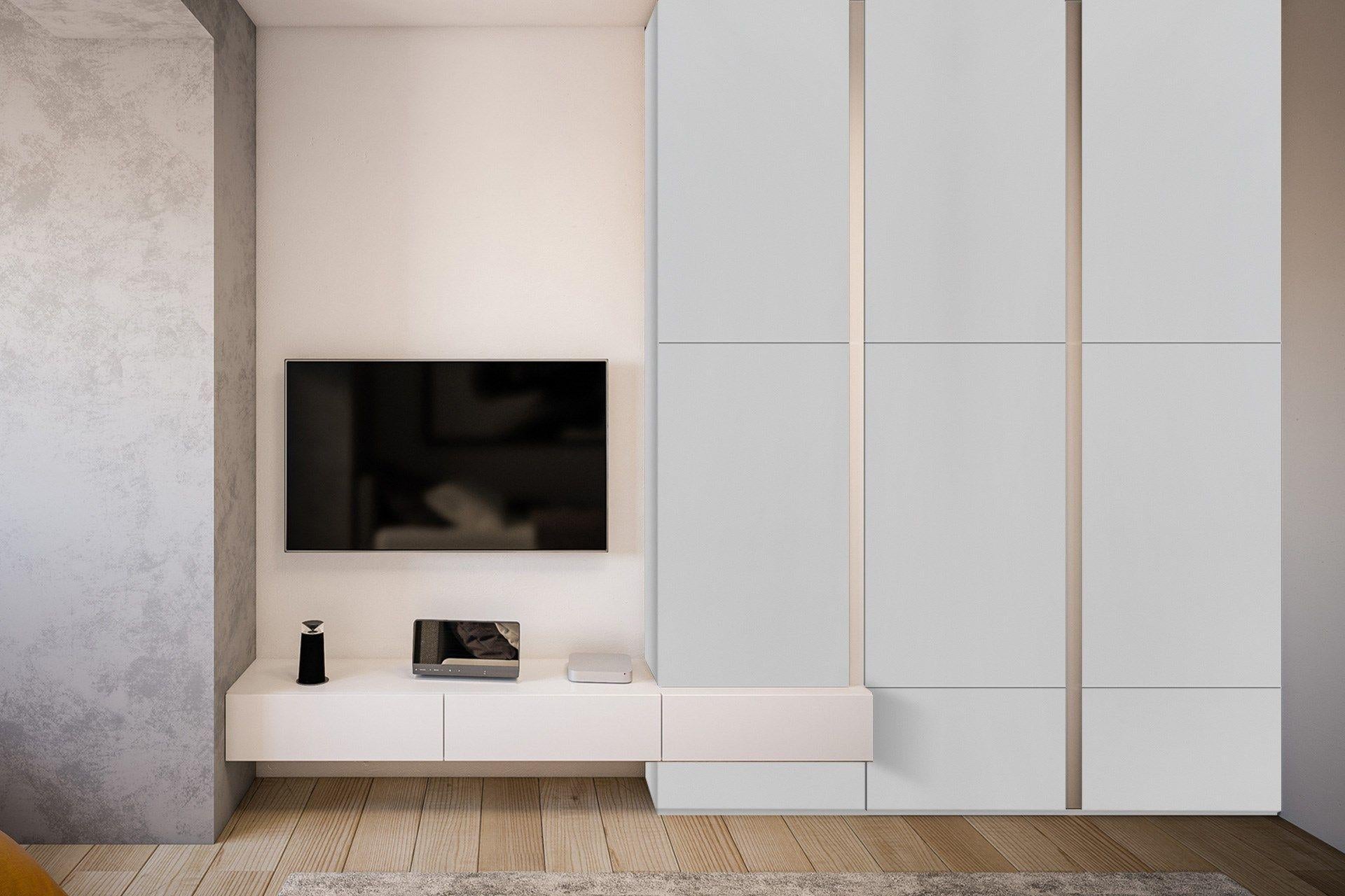 White Plain Laminate 8x4 ft High Gloss 1 mm - 3501 NGL