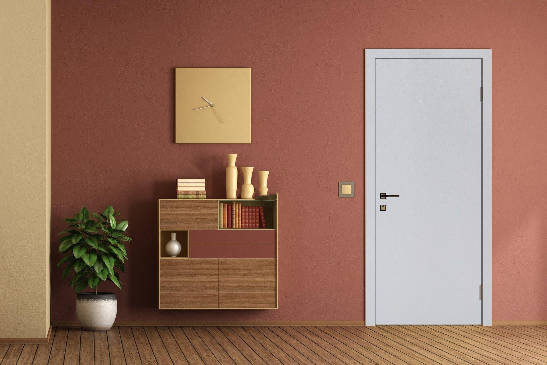 White Plain Laminate 8x4 ft Suede 1 mm - 3501 SUD