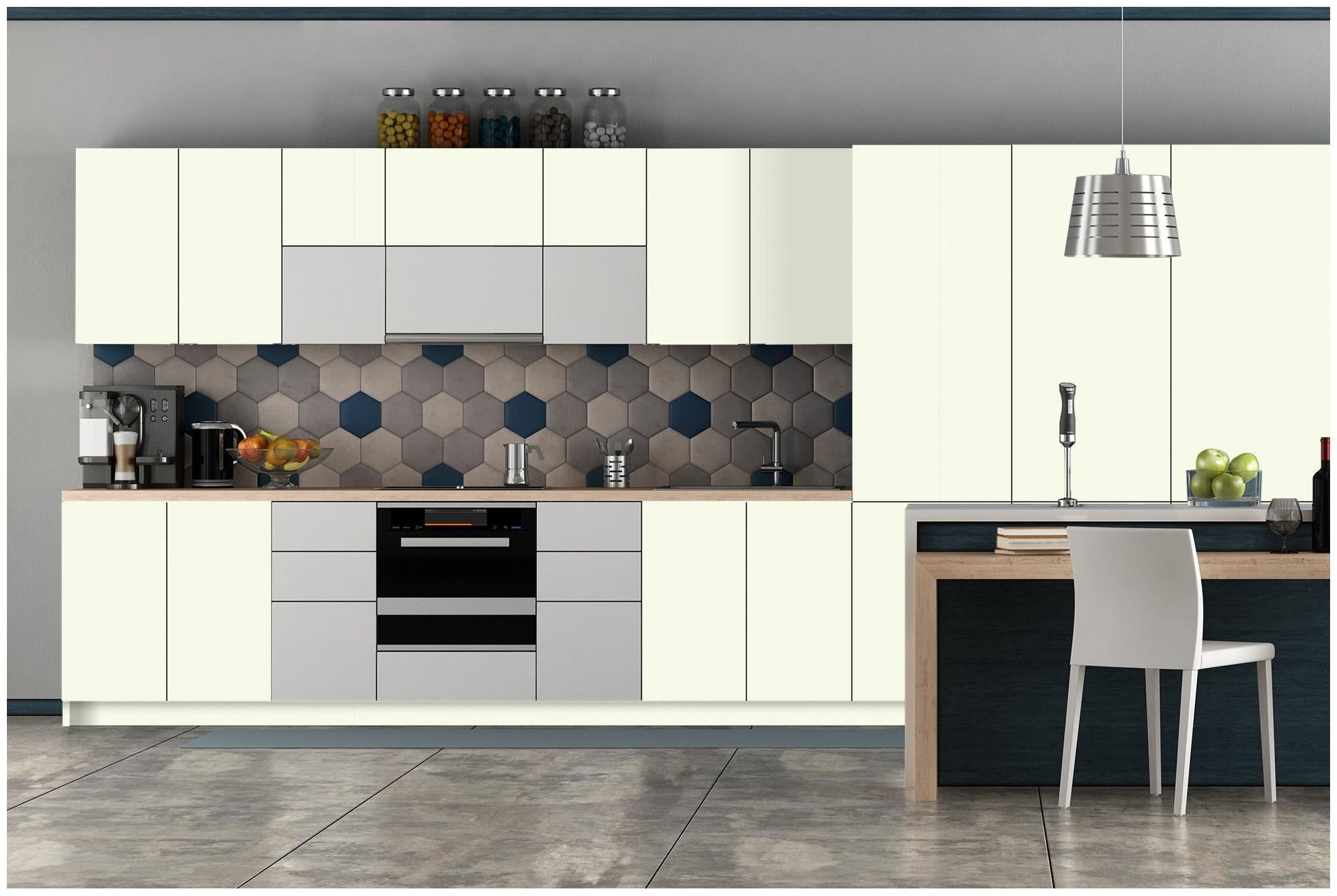 Satin White Plain Laminate 8x4 ft High Gloss 1 mm - 3502 NGL