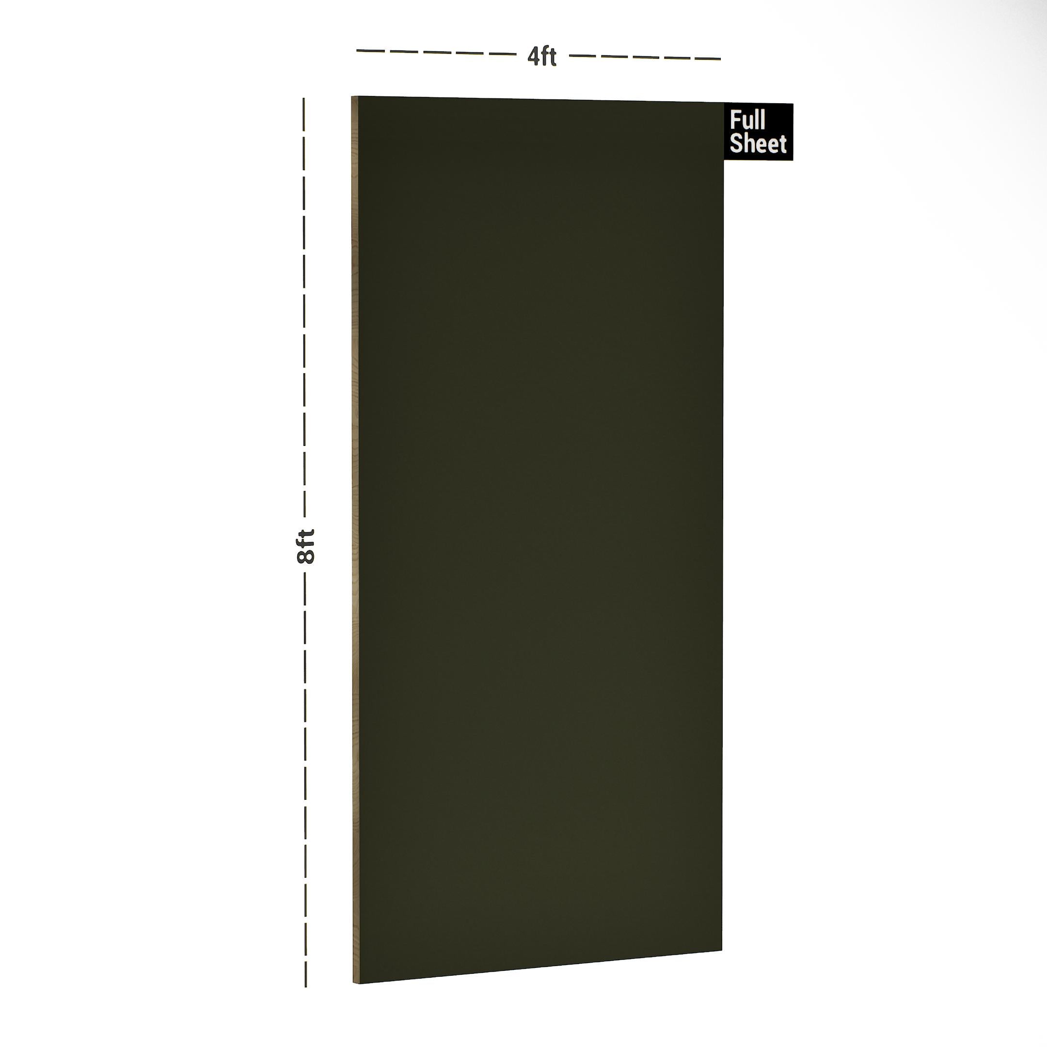 Moss Green Plain Laminate 8x4 ft High Gloss 1 mm - 3503 SLG