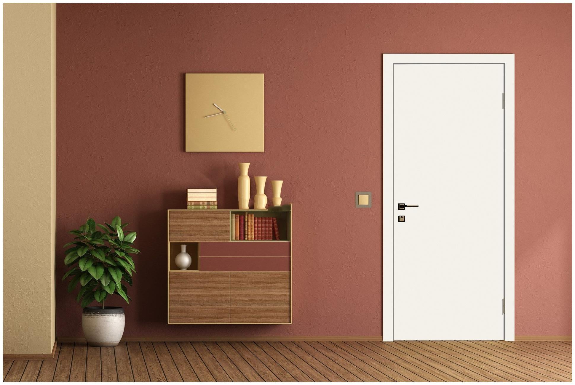 Simply White Plain Laminate 8x4 ft Suede 1 mm - 3504 SUD