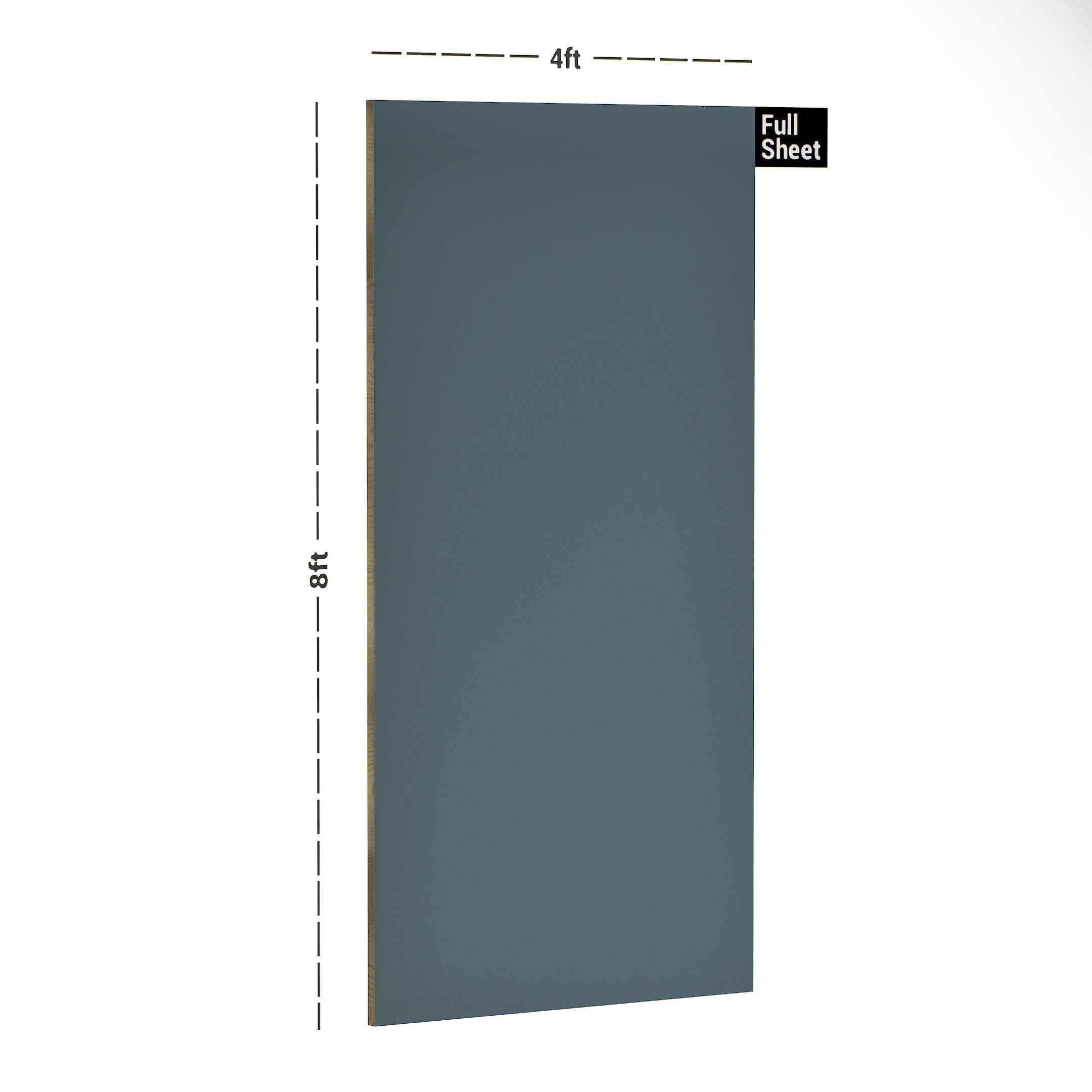 Elegant Grey Plain Laminate 8x4 ft High Gloss 1 mm - 3507 SLG