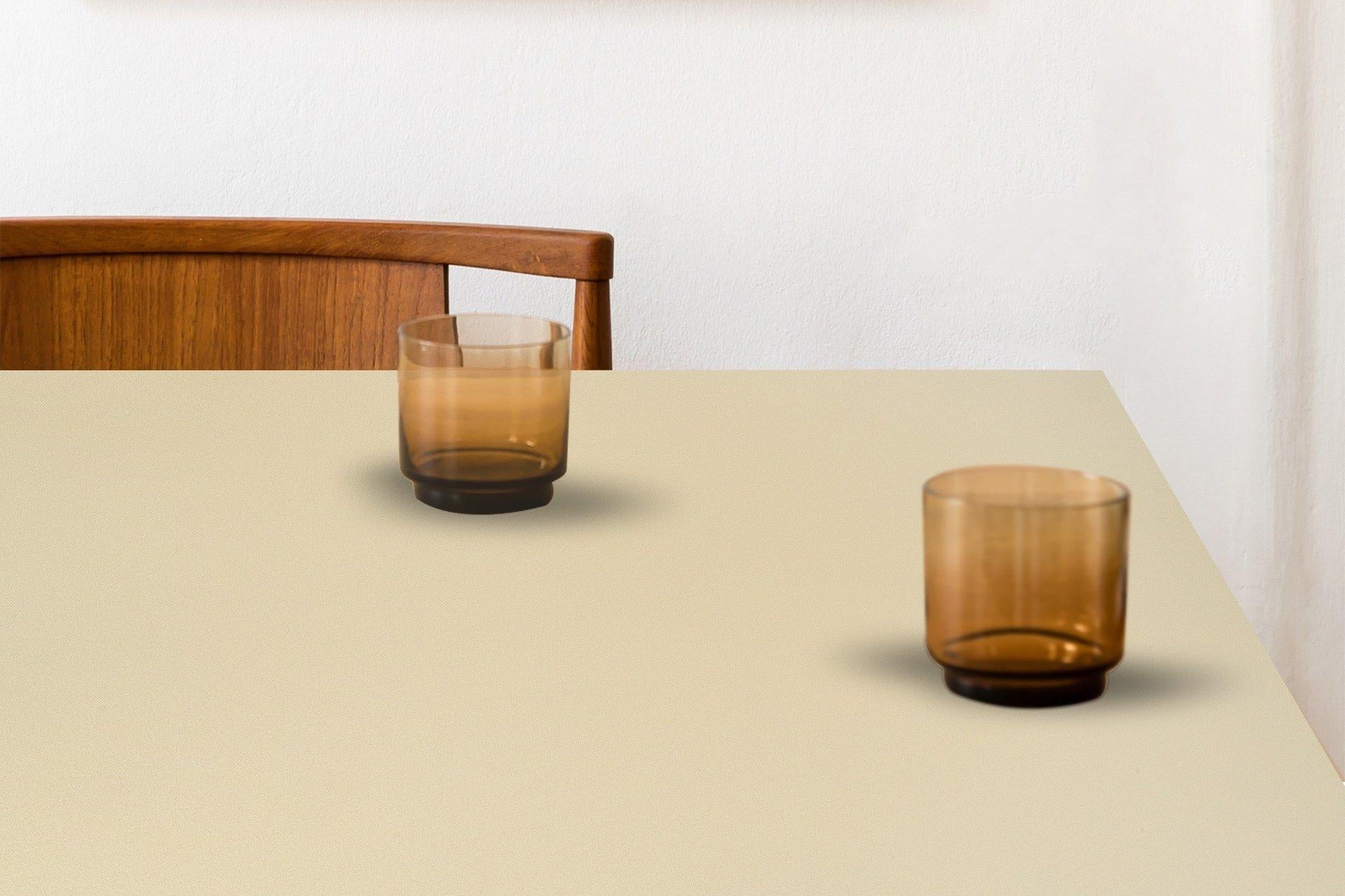 Creme Plain Laminate 8x4 ft Suede 1 mm - 3512 SUD