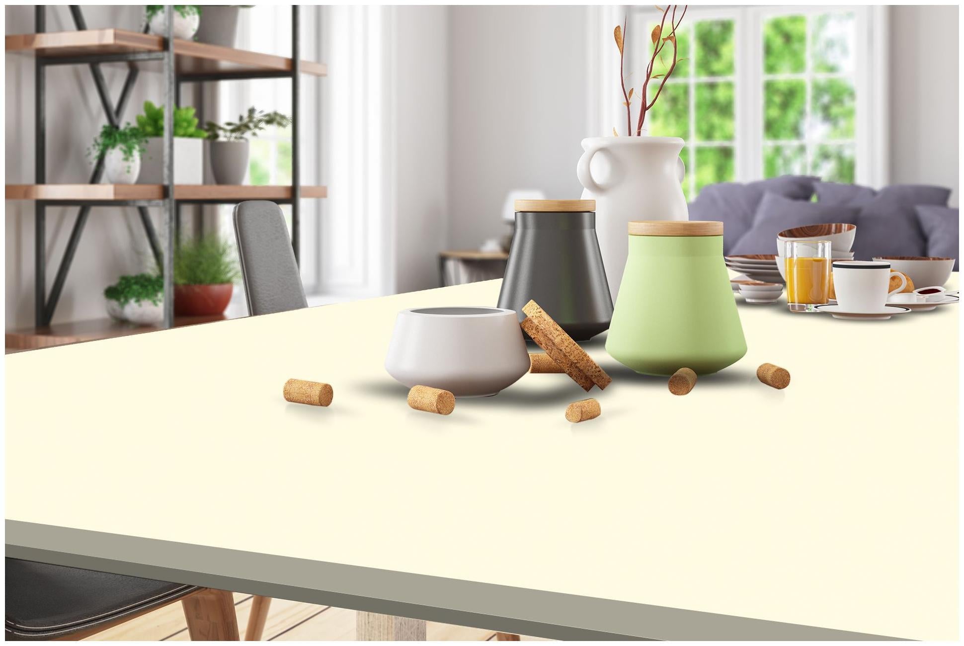 Royal Ivory Plain Laminate 8x4 ft High Gloss 1 mm - 3515 NGL