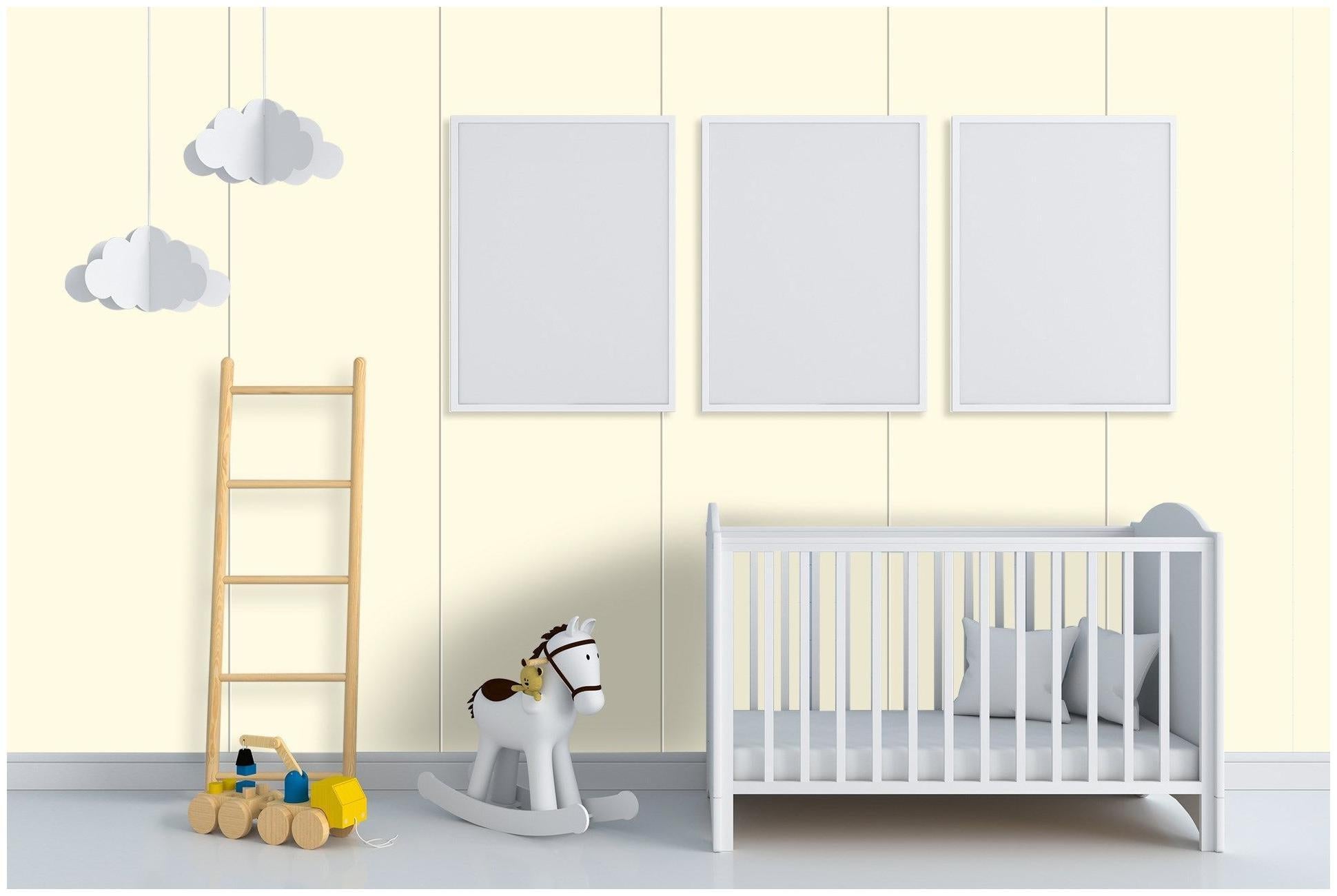 Royal Ivory Plain Laminate 8x4 ft High Gloss 1 mm - 3515 NGL