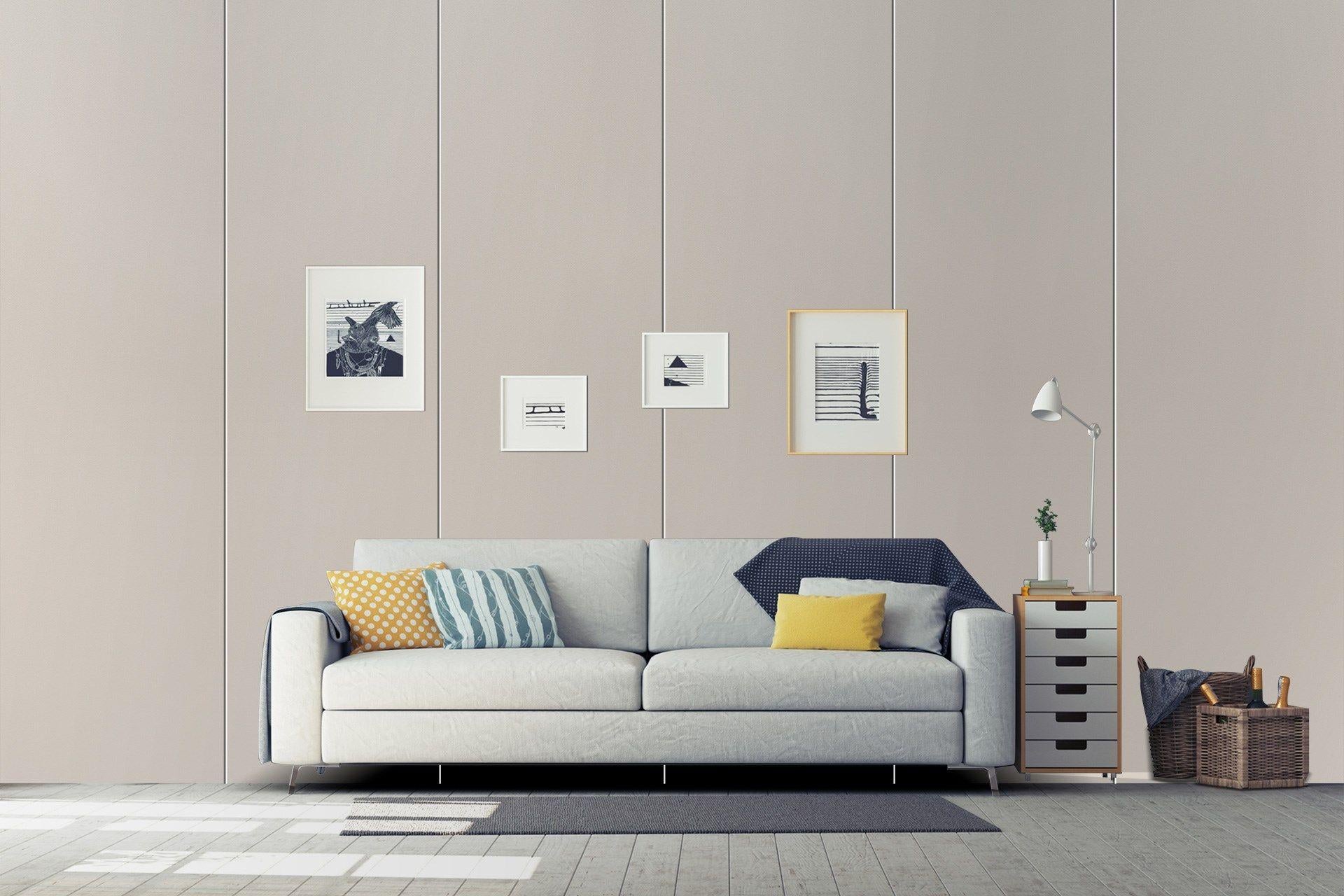 Royal lvory Plain Laminate 8x4 ft Suede 1 mm - 3515 SUD