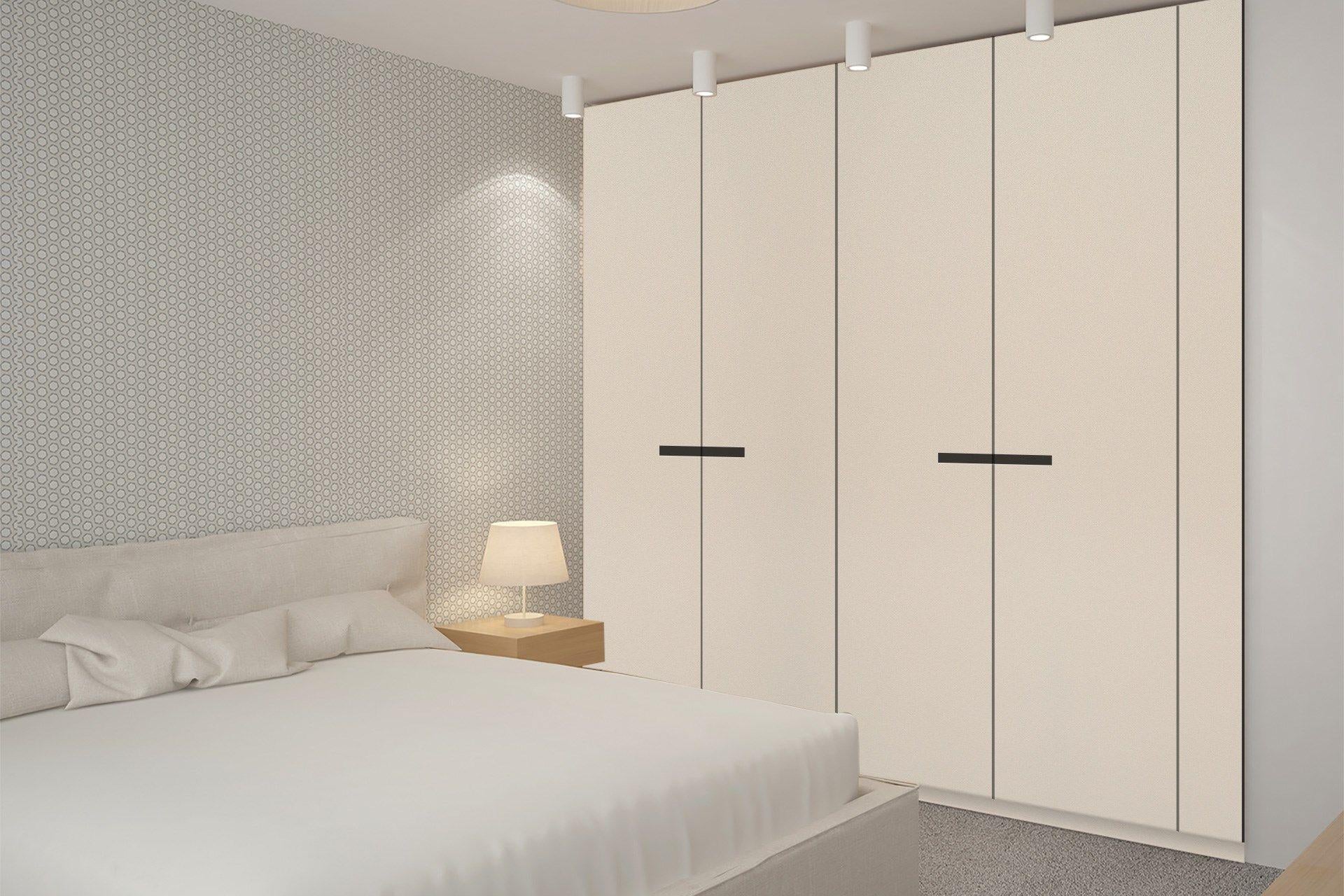 Vanilla Plain Laminate 8x4 ft Suede 1 mm - 3516 SUD