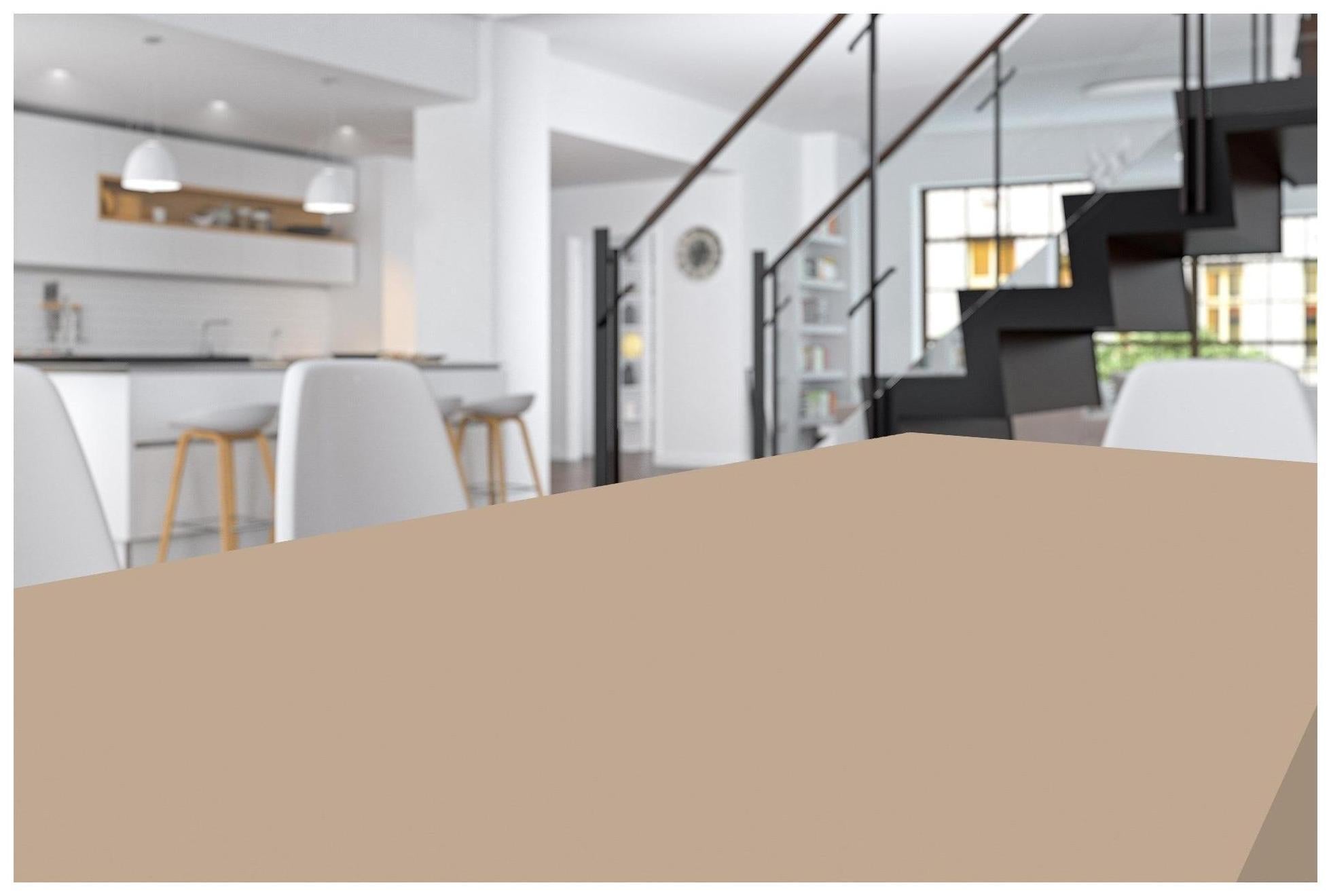 Khaki Plain Laminate 8x4 ft High Gloss 1 mm - 3521 NGL