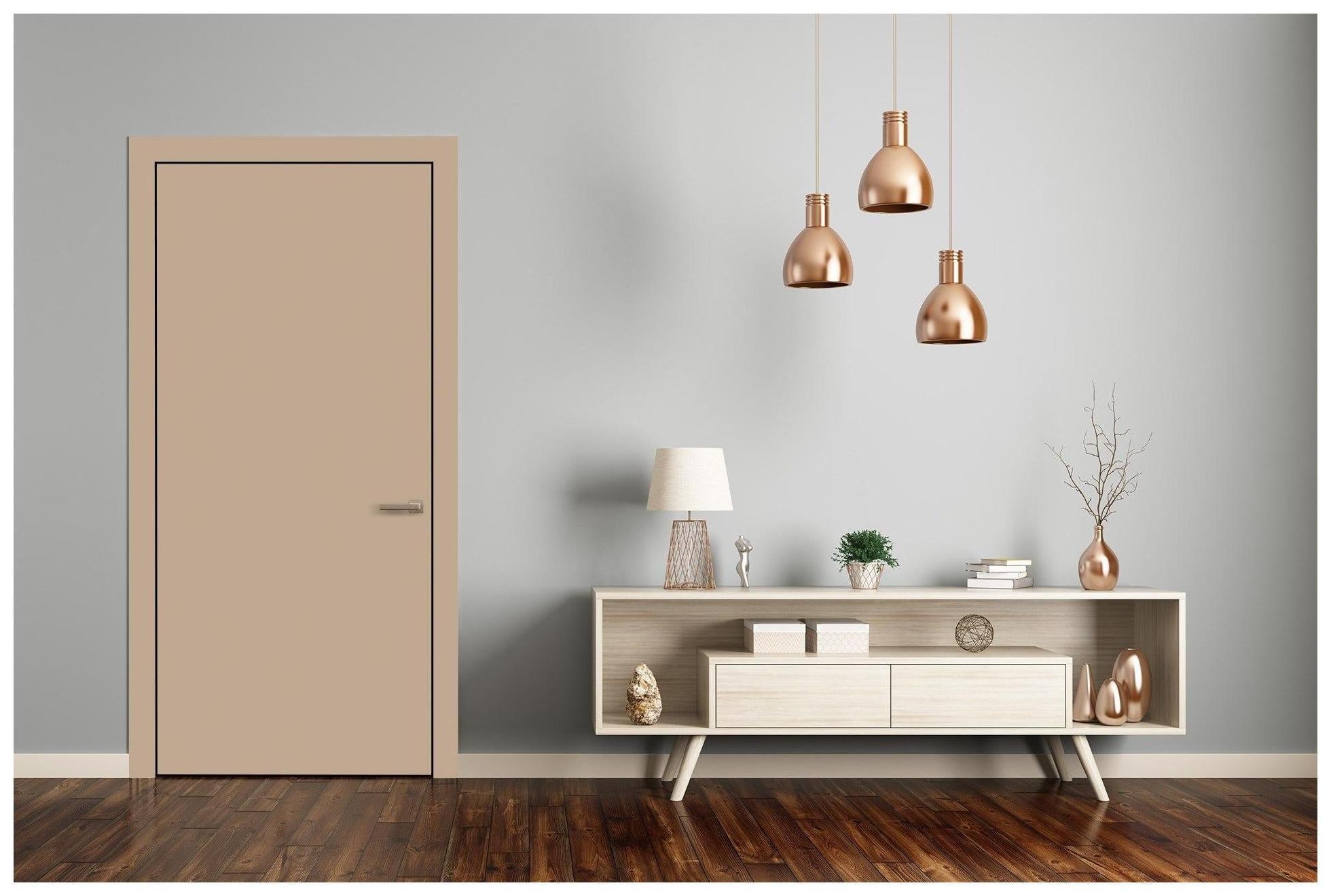 Khaki Plain Laminate 8x4 ft High Gloss 1 mm - 3521 NGL